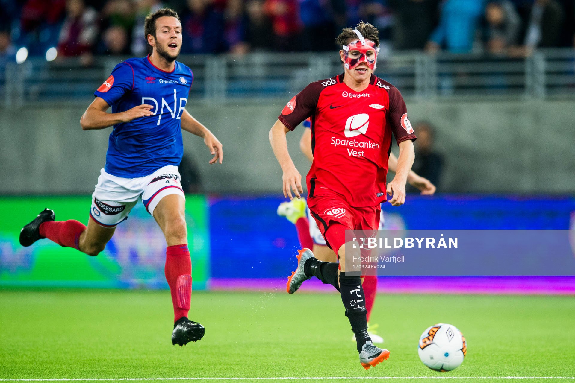 Kasper Skaanes of Brann and Jonatan Tollås Nation of