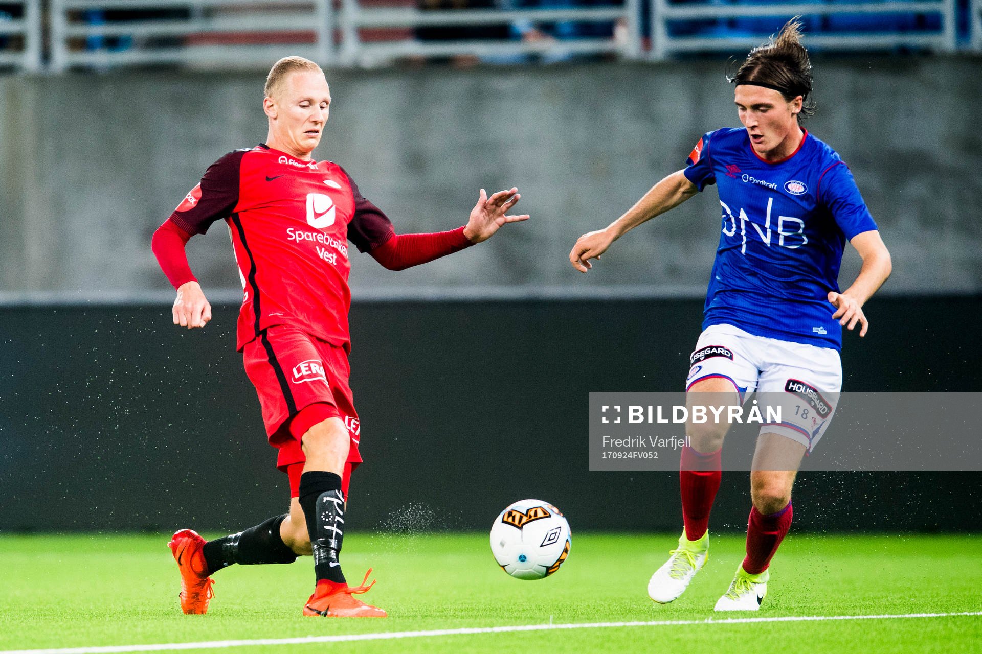 Kristoffer Barmen of Brann and Christian Dahle Borchgrevink