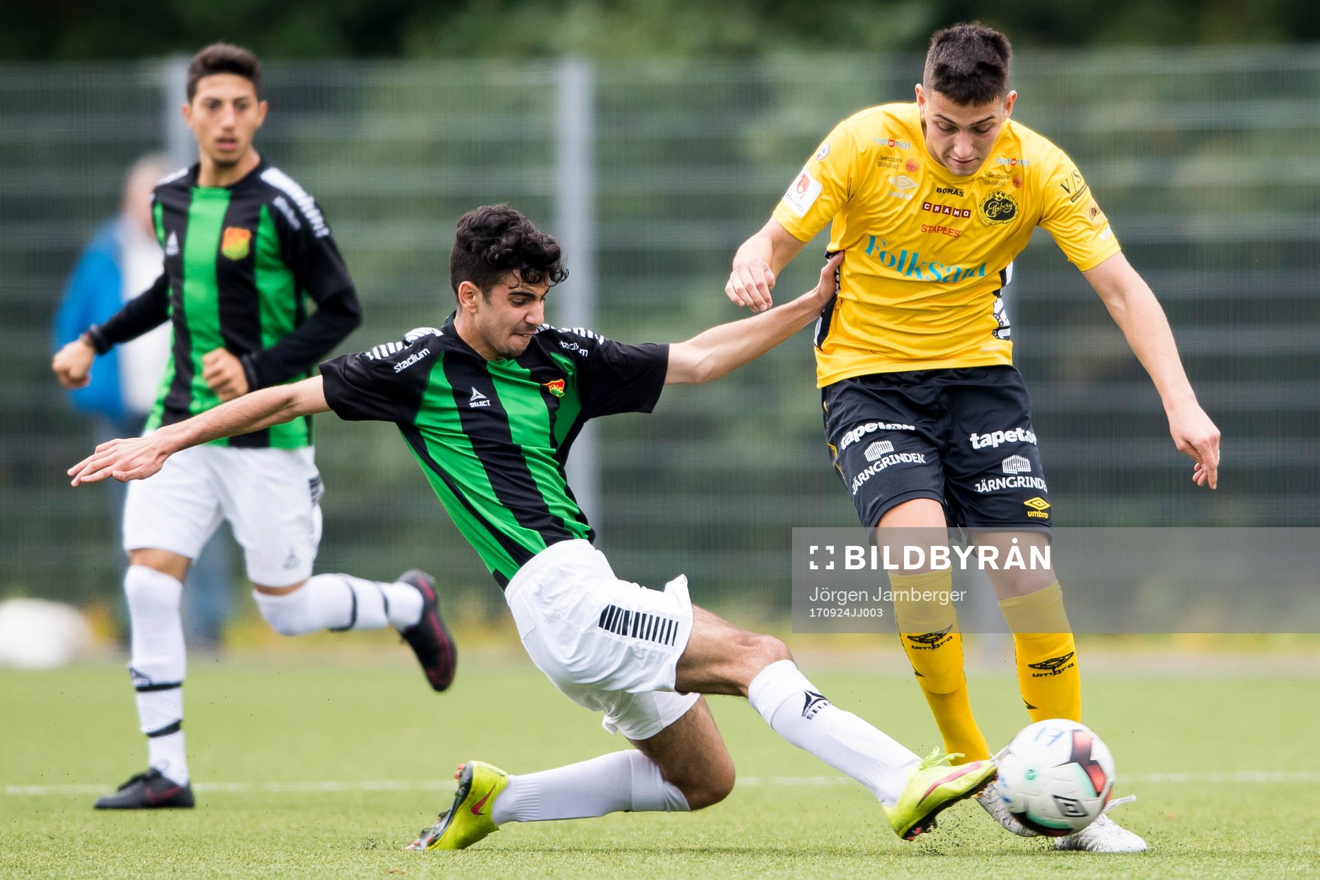 Elfsborgs Aleksandar Ceganjac och GAIS Laok Abdulkarim