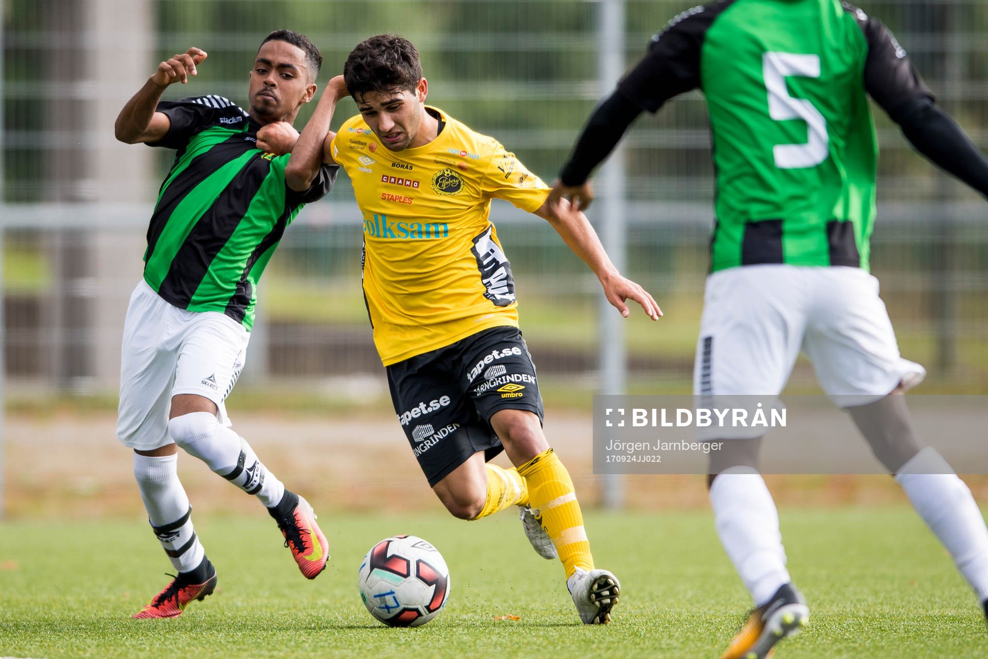 Elfsborgs Eduart Iljazi och GAIS Ramzy Kalefa Osman