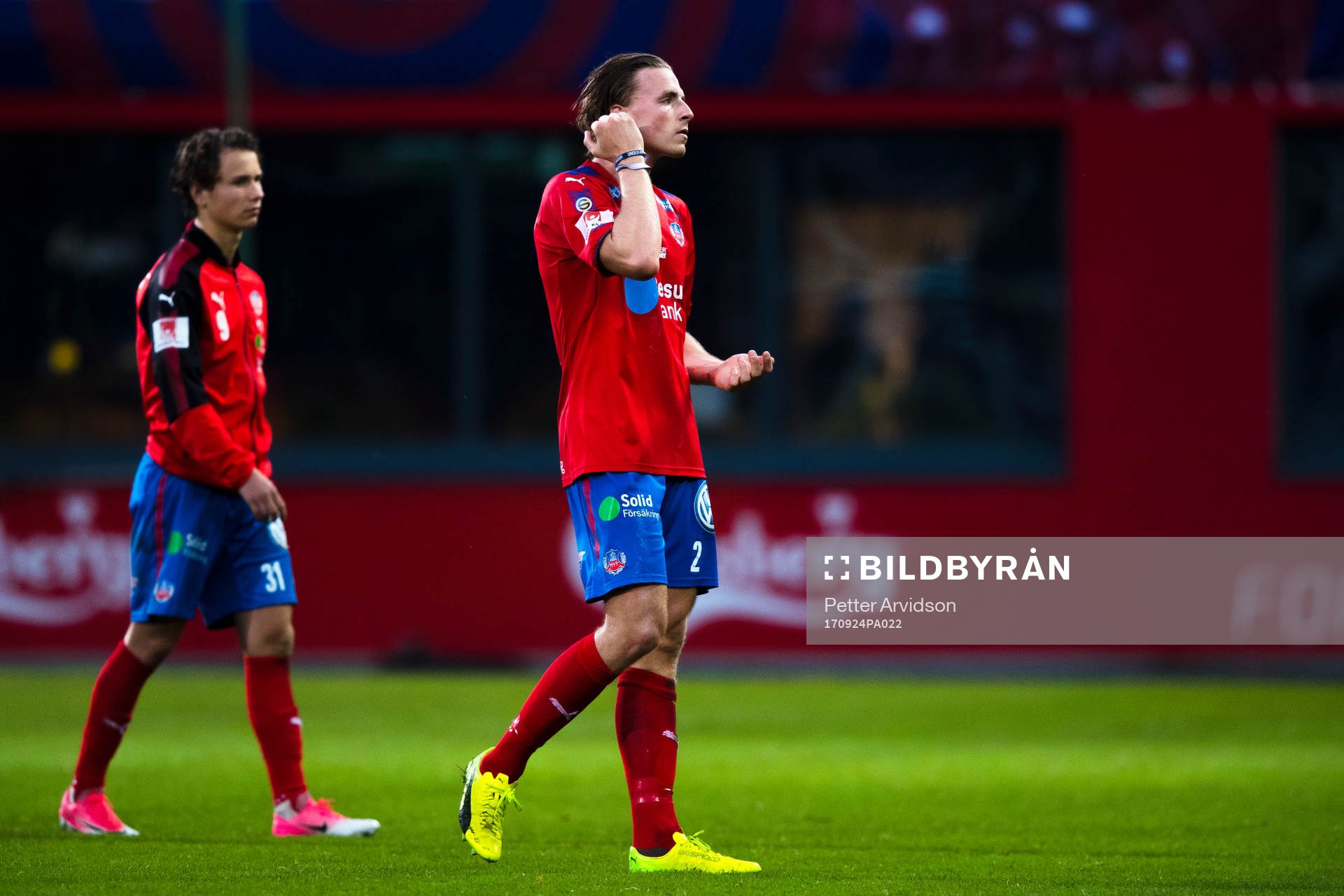 Helsingborgs Carl Johansson och Alex Timossi Andersson