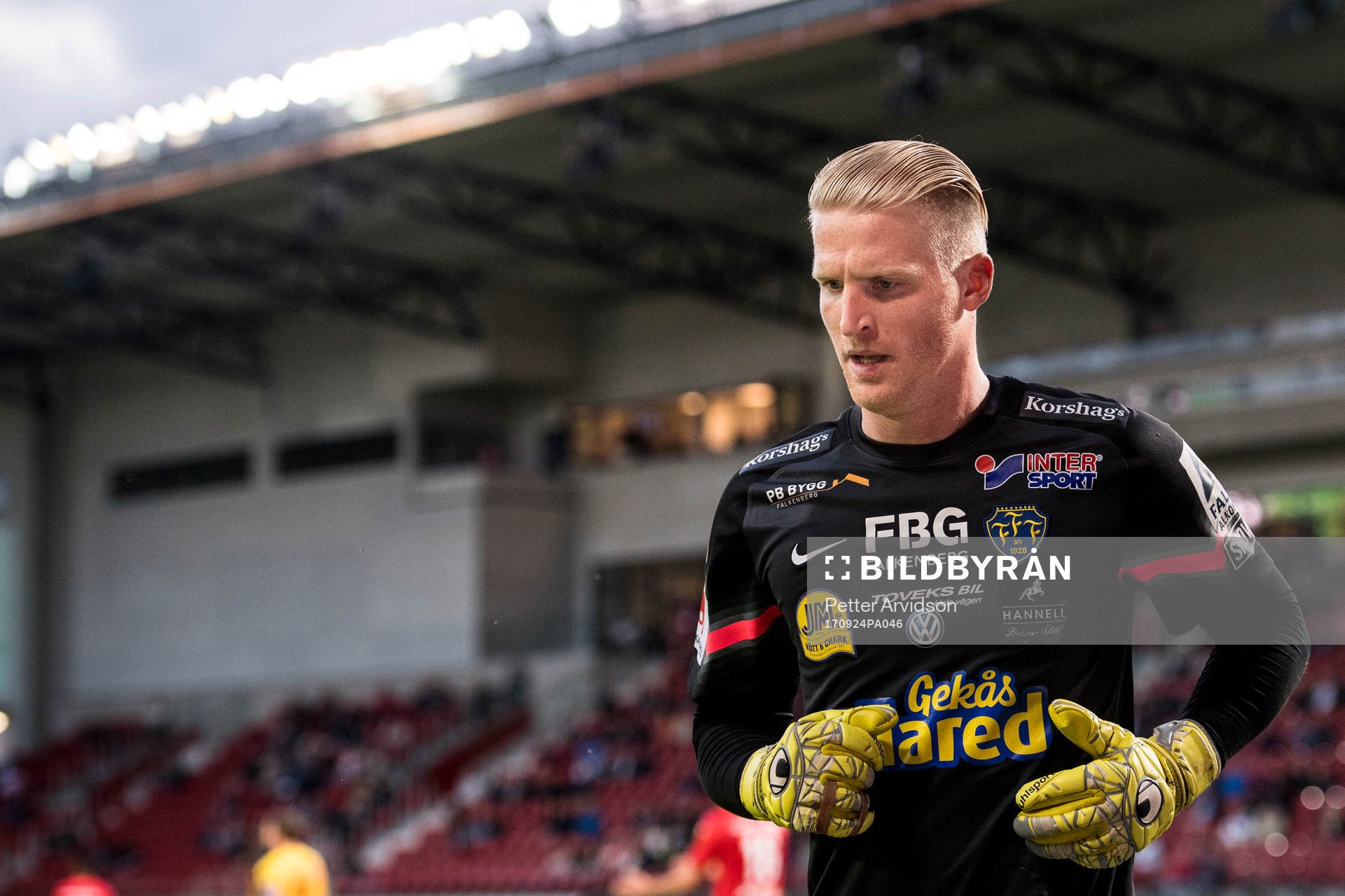Falkenbergs målvakt Hampus Nilsson