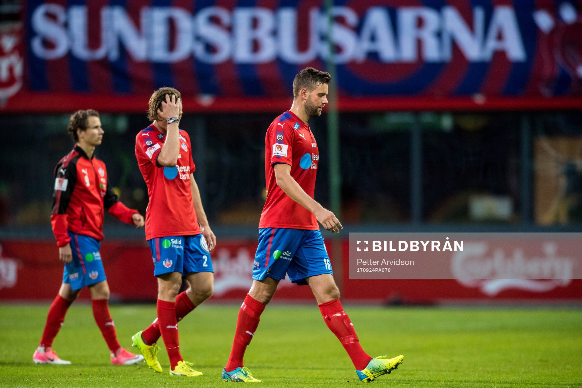 Helsingborgs Mikael Dahlberg, Carl Johansson och Alex