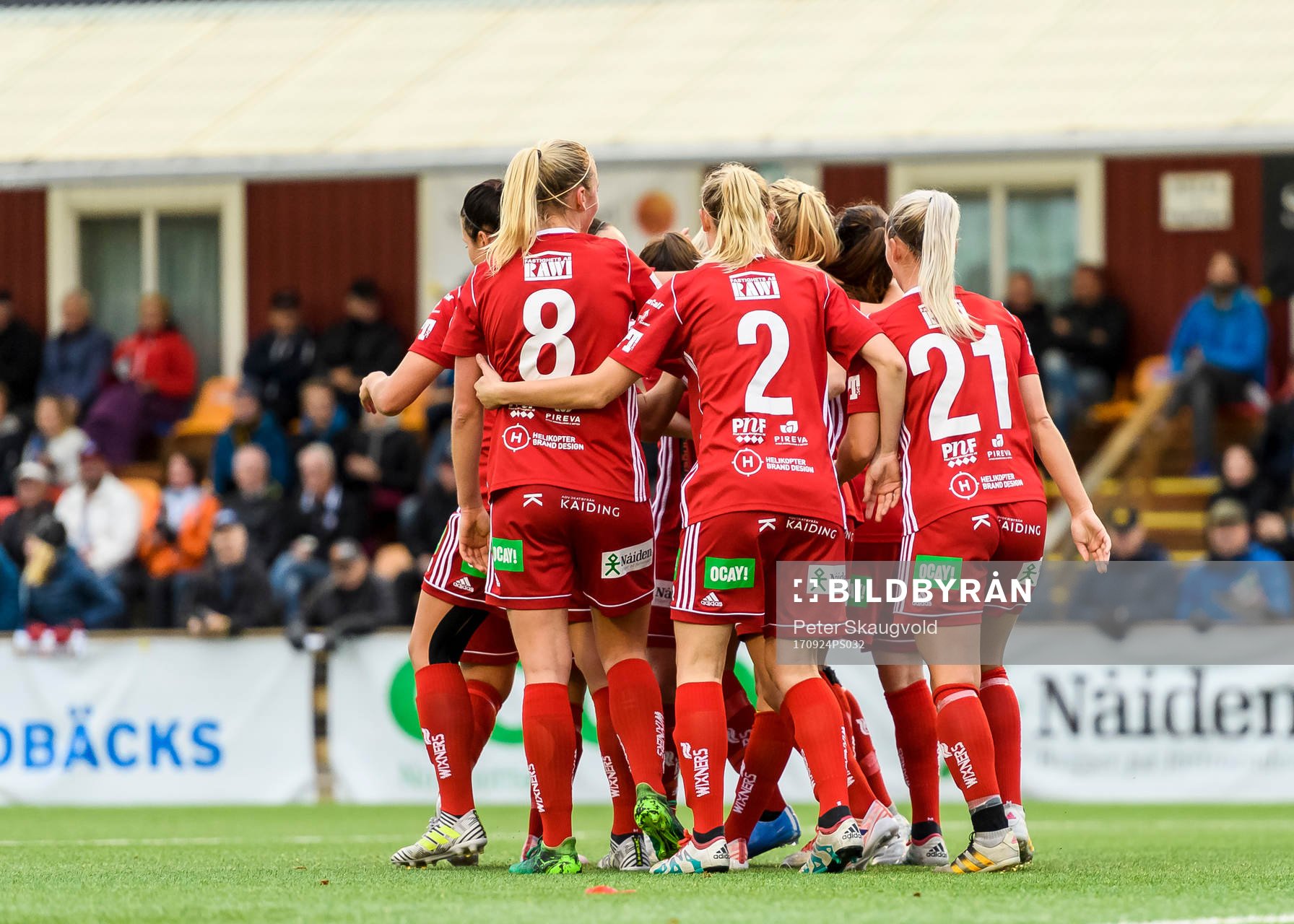 Piteåspelarna jublar