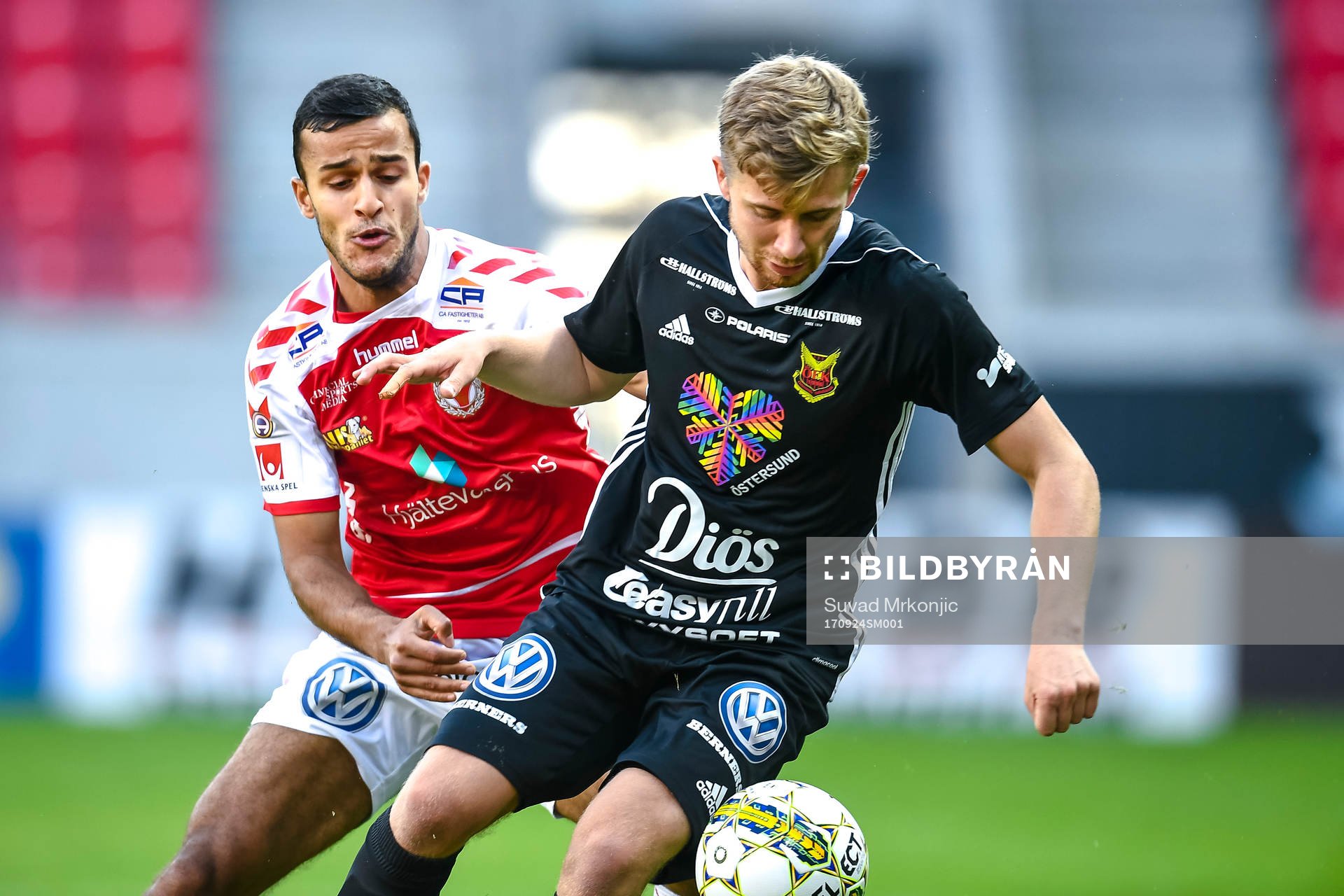 Kalmars Harmeet Singh och Östersunds Ludvig Fritzon