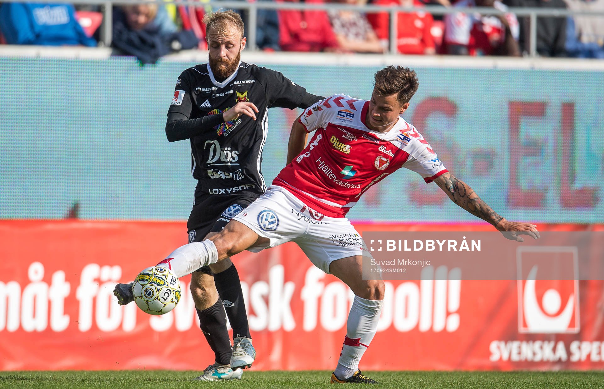 Kalmars Filip Sachpekidis och Östersunds Curtis Edwards