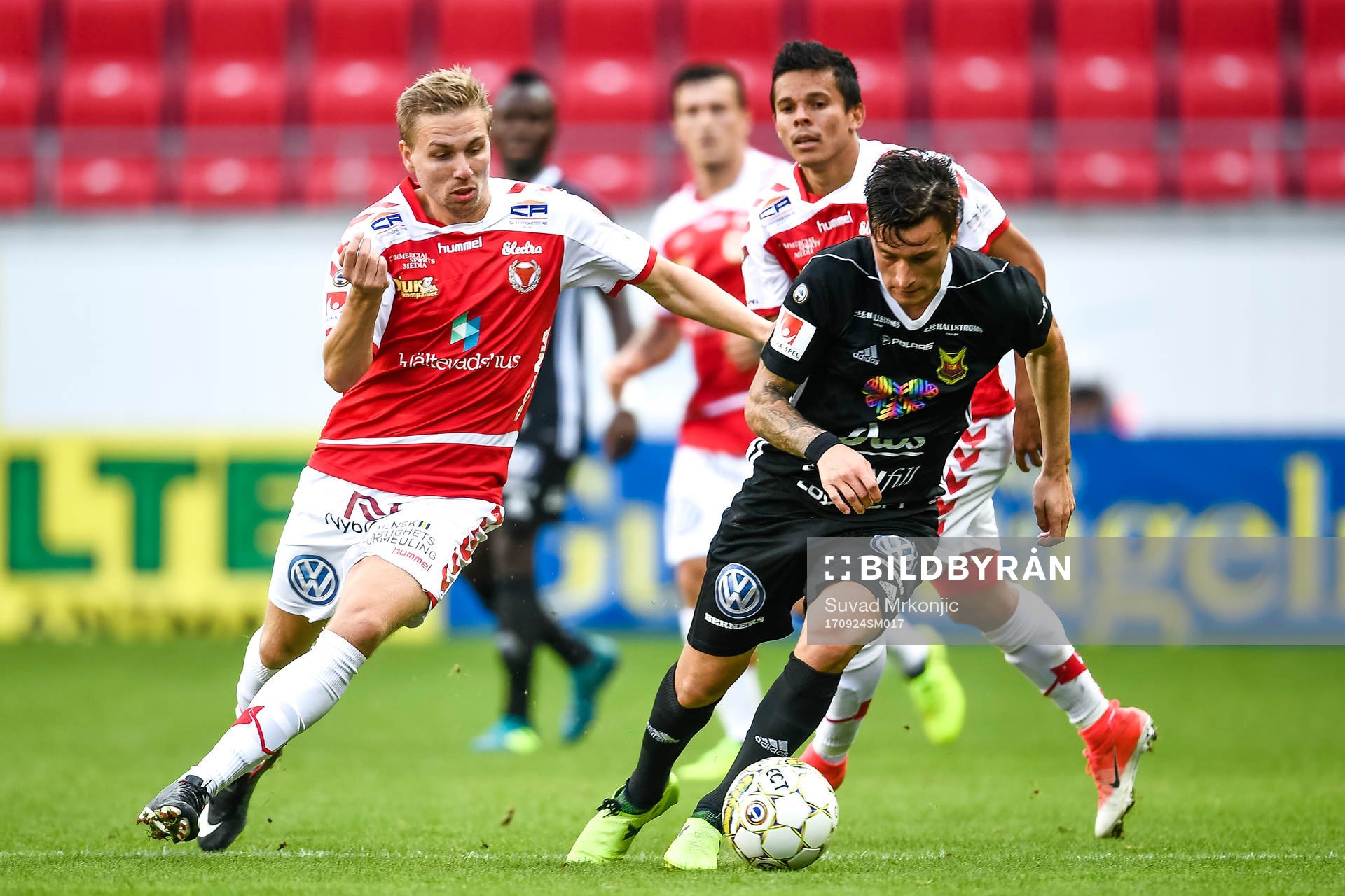 Kalmars Jonathan Ring och Östersunds Jamie Hopcutt