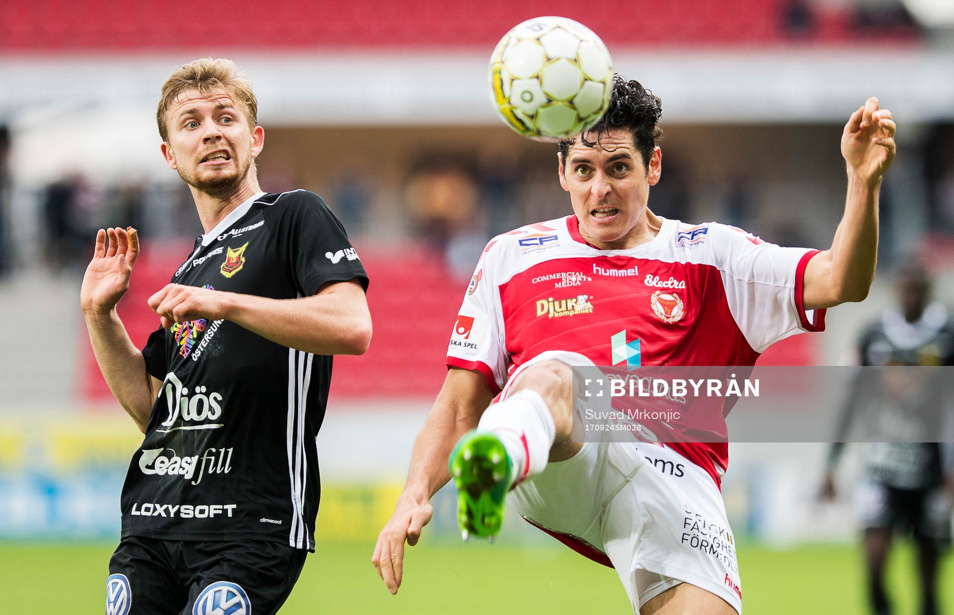 Kalmars Marko Biskupovic och Östersunds Ludvig Fritzon