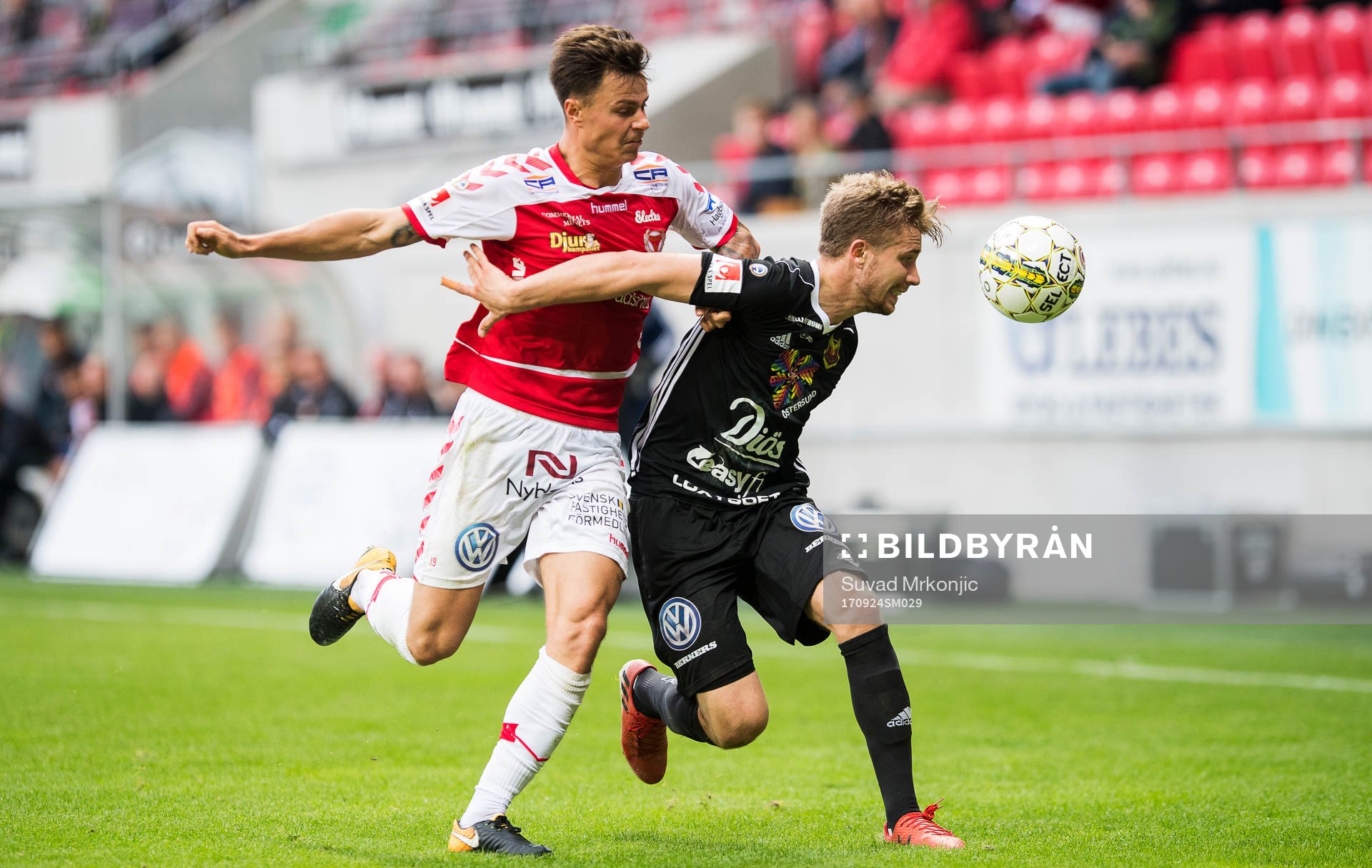 Kalmars Melker Hallberg och Östersunds Ludvig Fritzon