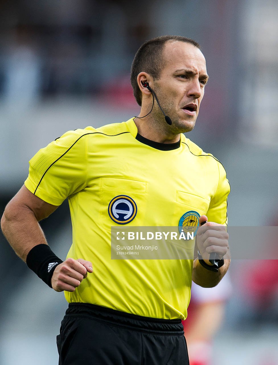 Matchens domare Kaspar Sjöberg