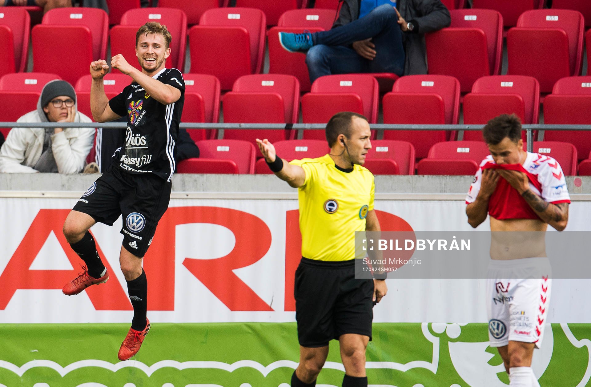Östersunds Ludvig Fritzon jublar