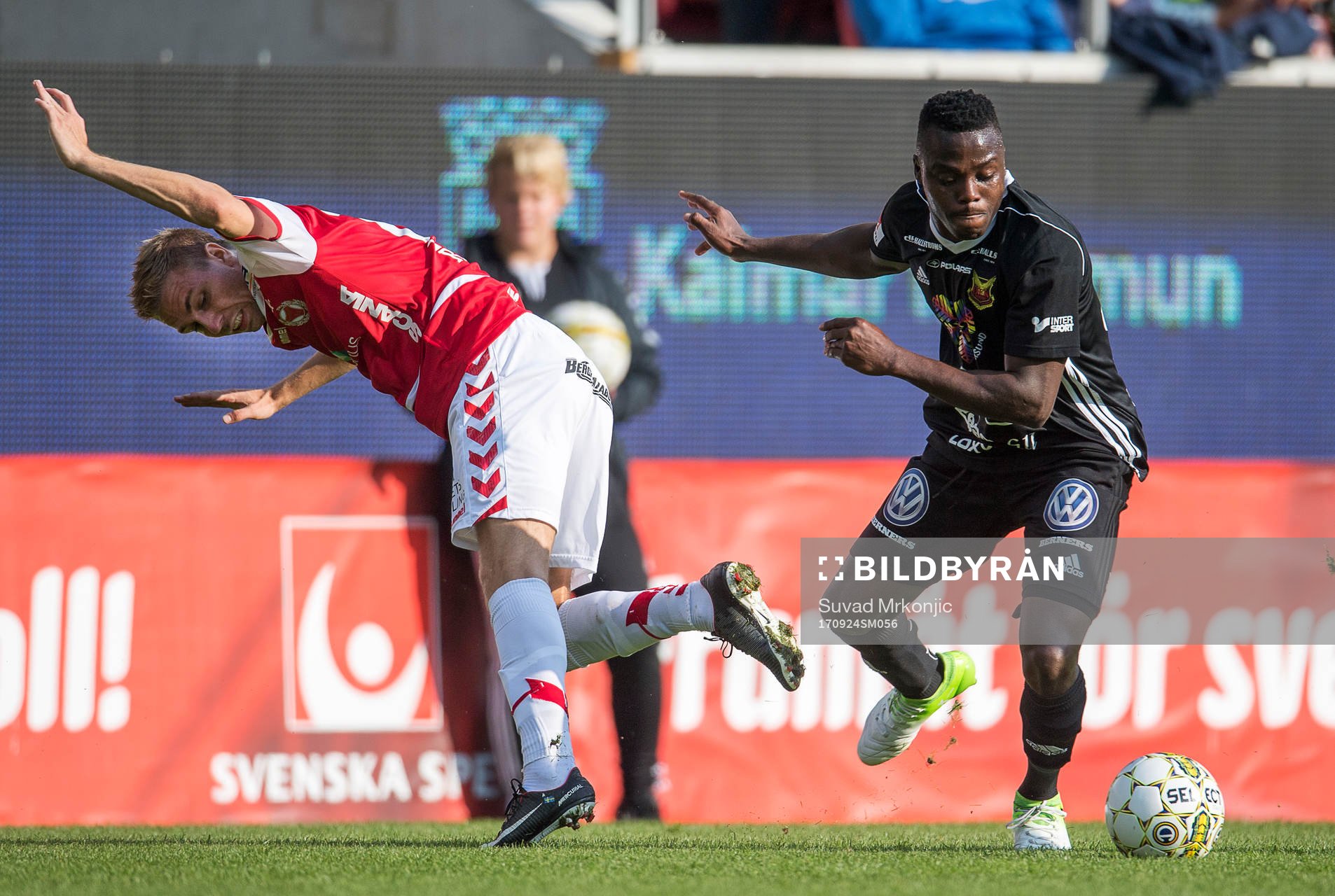 Kalmars Jonathan Ring och Östersunds Patrik Kpozo