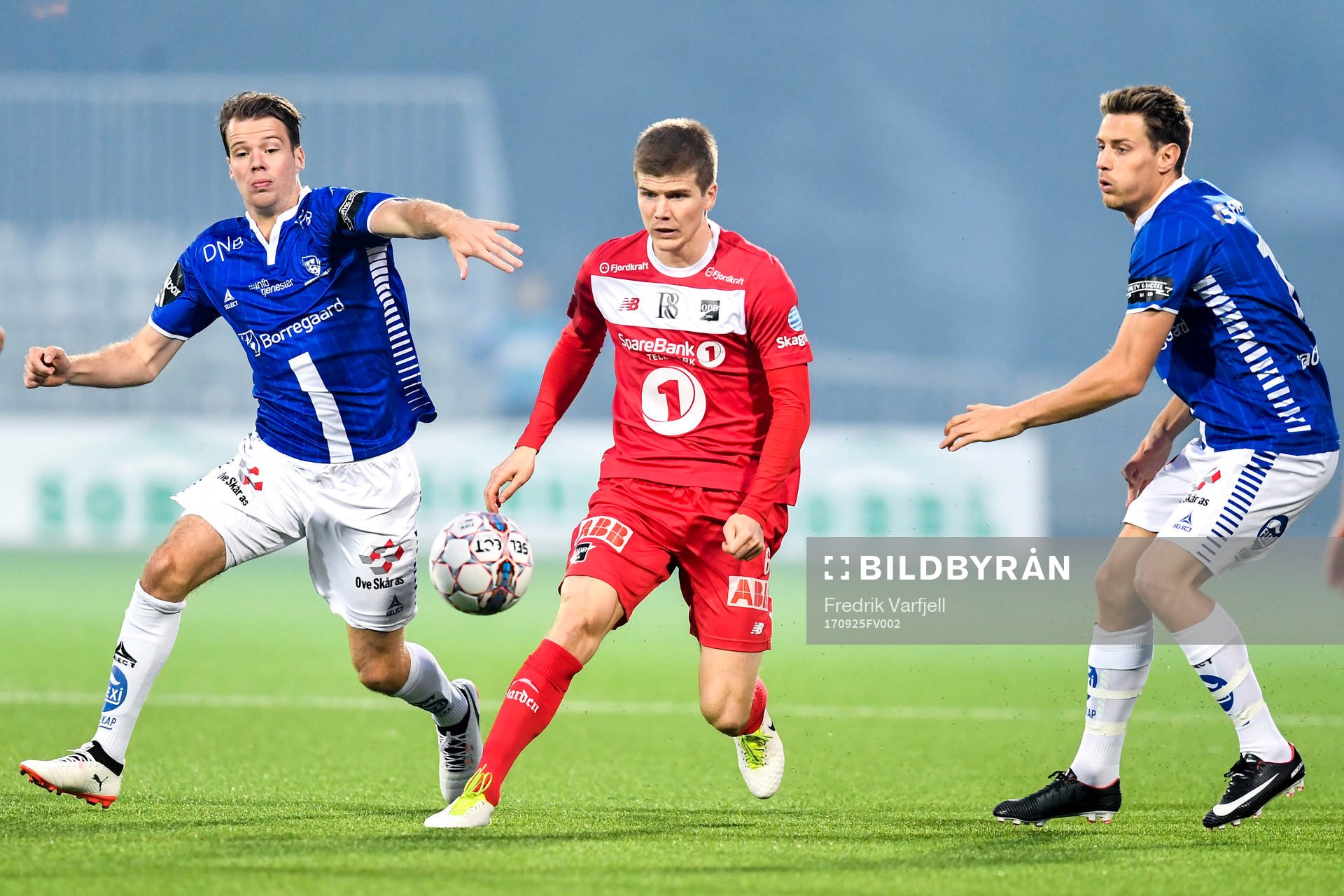 Nicolai Søberg Poulsen of Sarpsborg and Oliver Berg of Odd