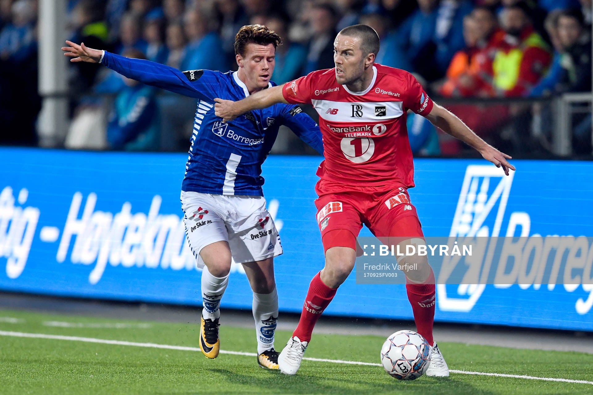 Tobias Heintz of Sarpsborg and Espen Ruud of Odd