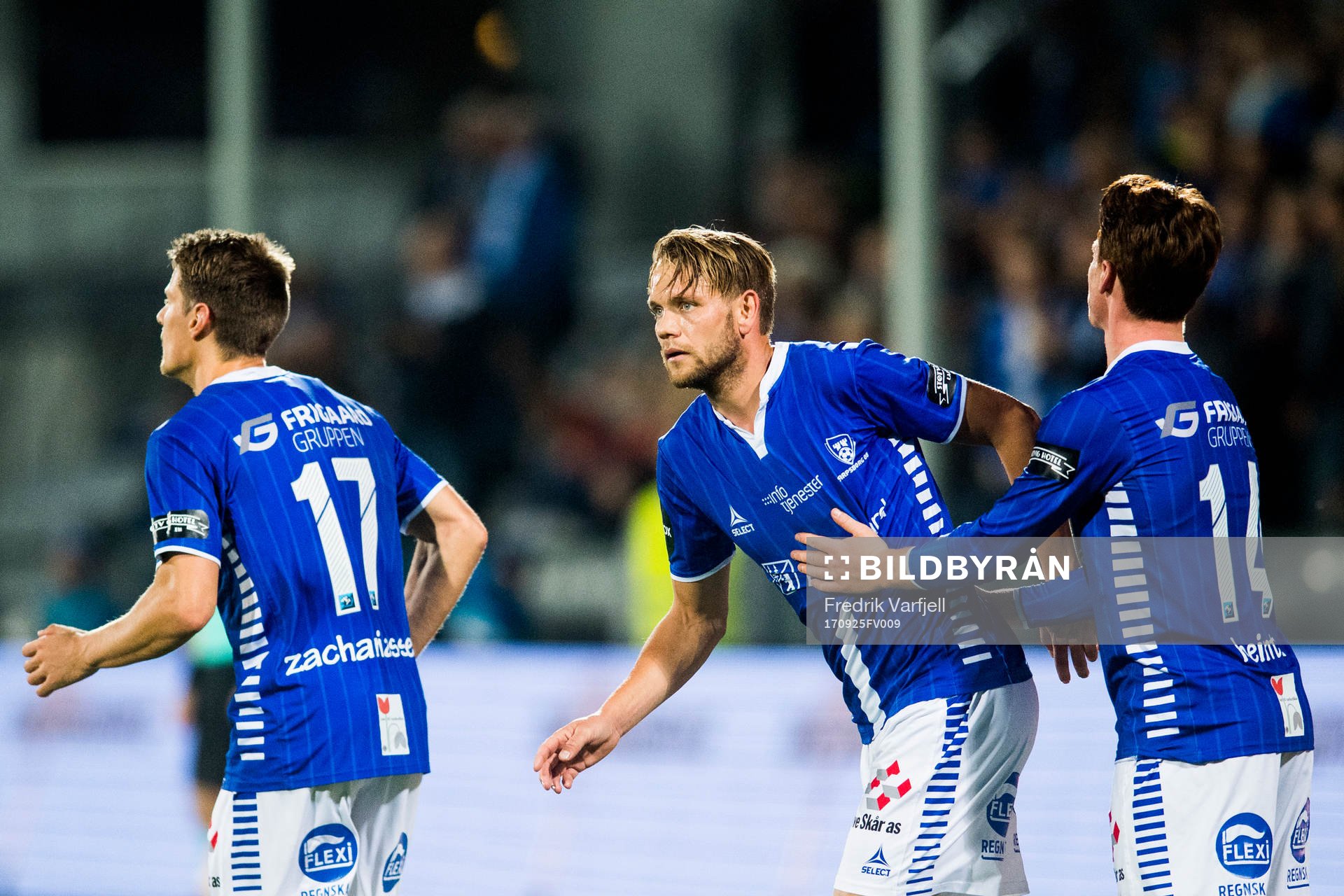 Ole Jørgen Halvorsen of Sarpsborg 08 celebrates with his