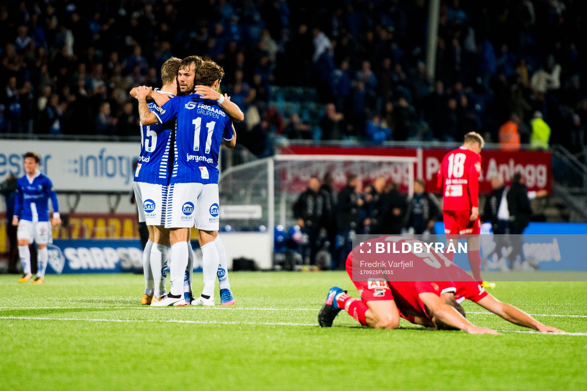 Sigurd Rosted, Patrick Mortensen and Joackim Jørgensen