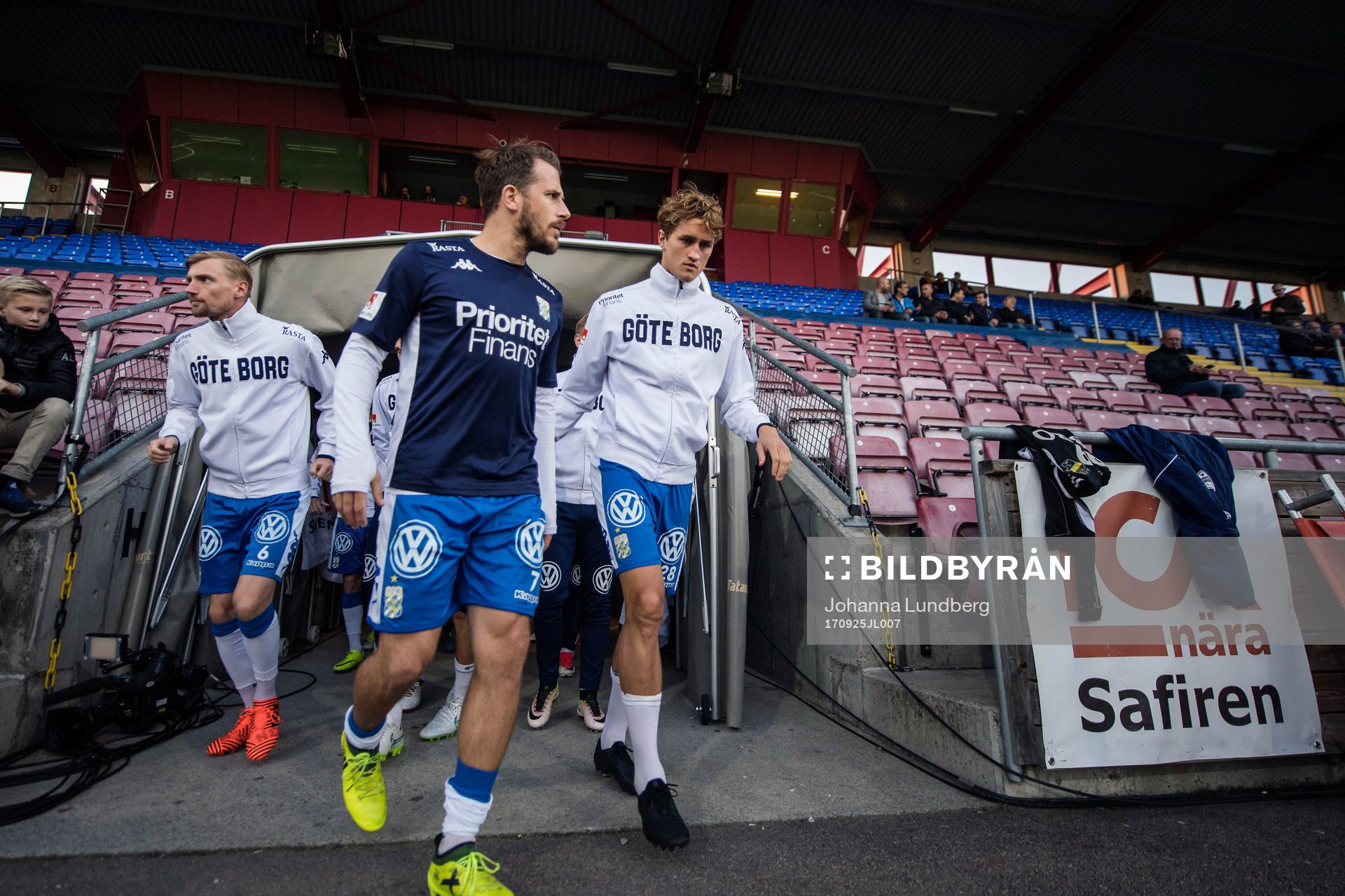 IFK Göteborgs Sebastian Eriksson, Tobias Hysén och Thomas