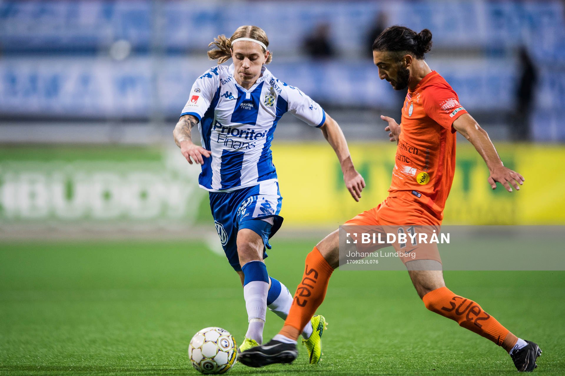 IFK Göteborgs Elias Mar Omarsson och AFC Eskilstunas Ansel