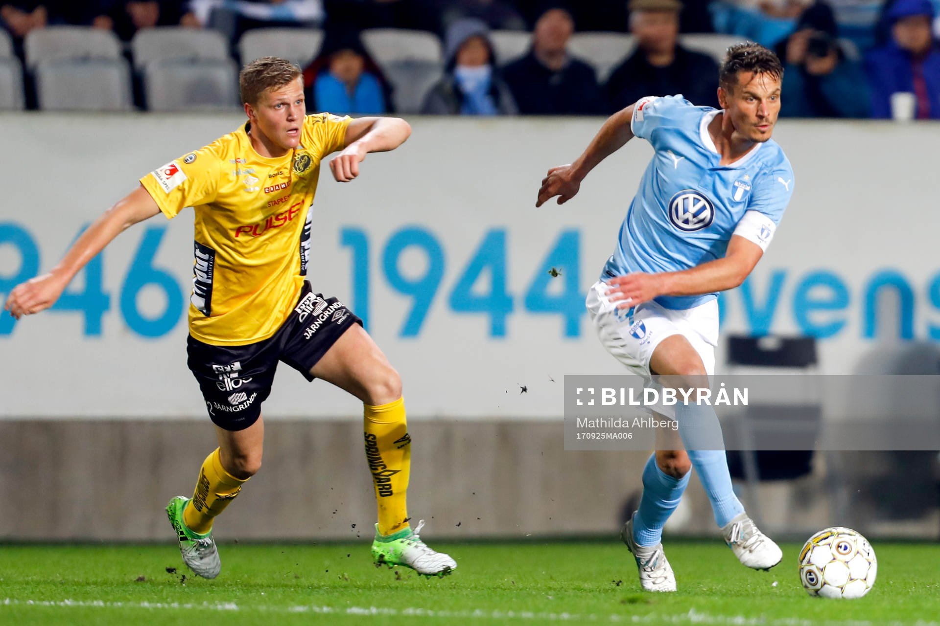 Elfsborgs Joakim Nilsson och Malmö FFs Markus Rosenberg