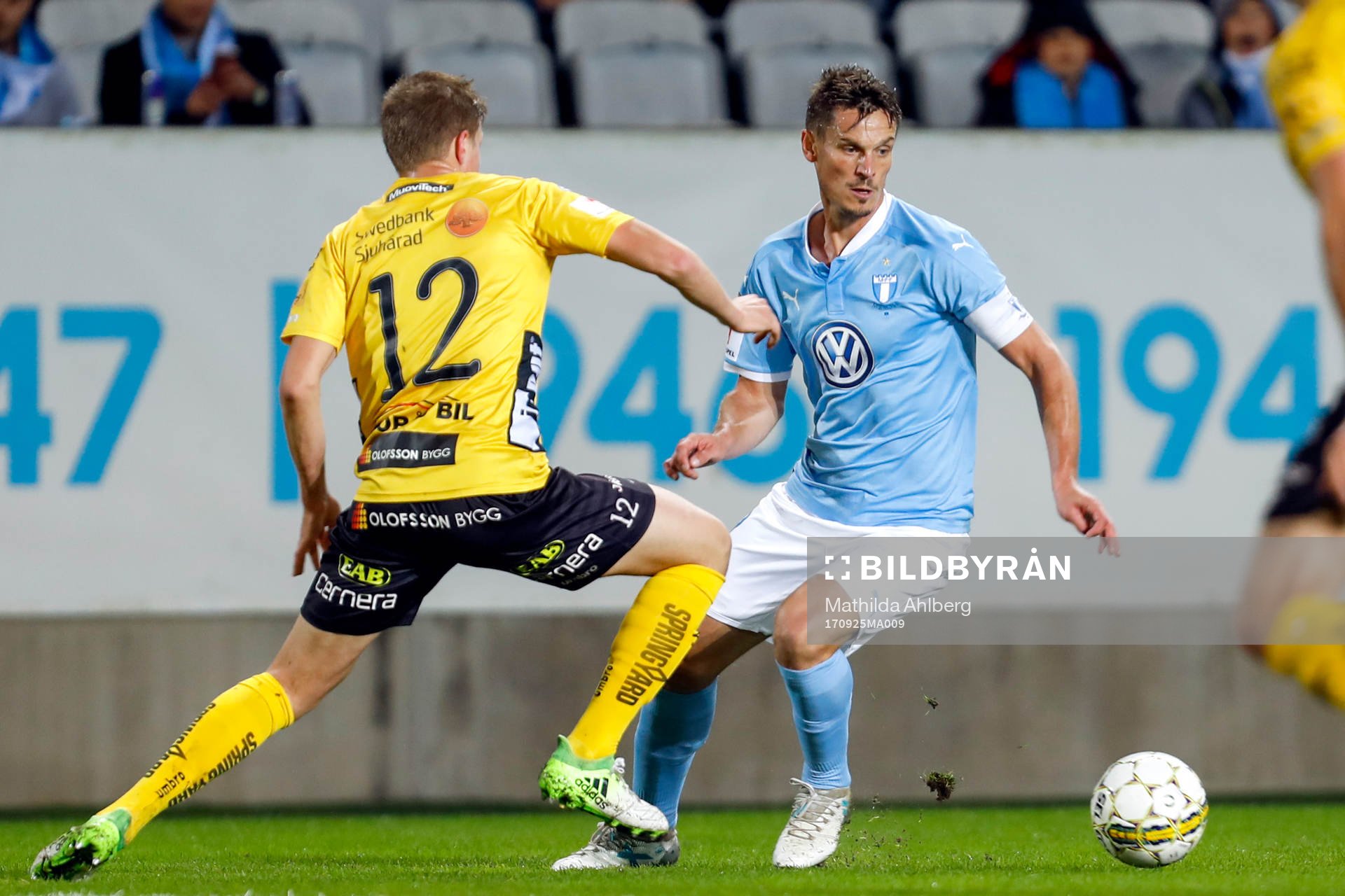 Elfsborgs Joakim Nilsson och Malmö FFs Markus Rosenberg