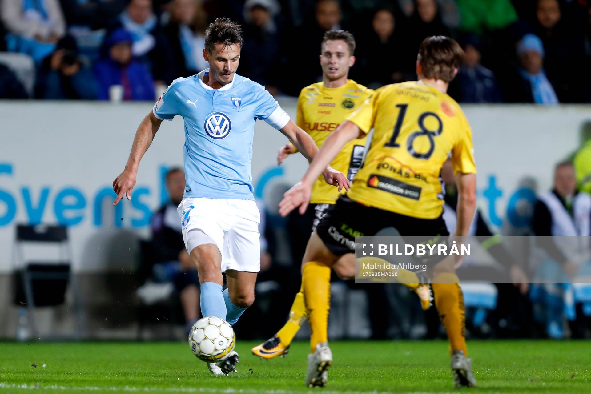Malmö FFs Markus Rosenberg och Elfsborgs Simon Olsson