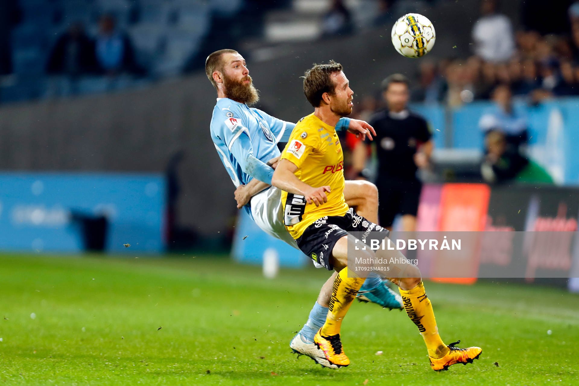 Malmö FFs Jo Inge Berget och Elfsborgs Anders Randrup