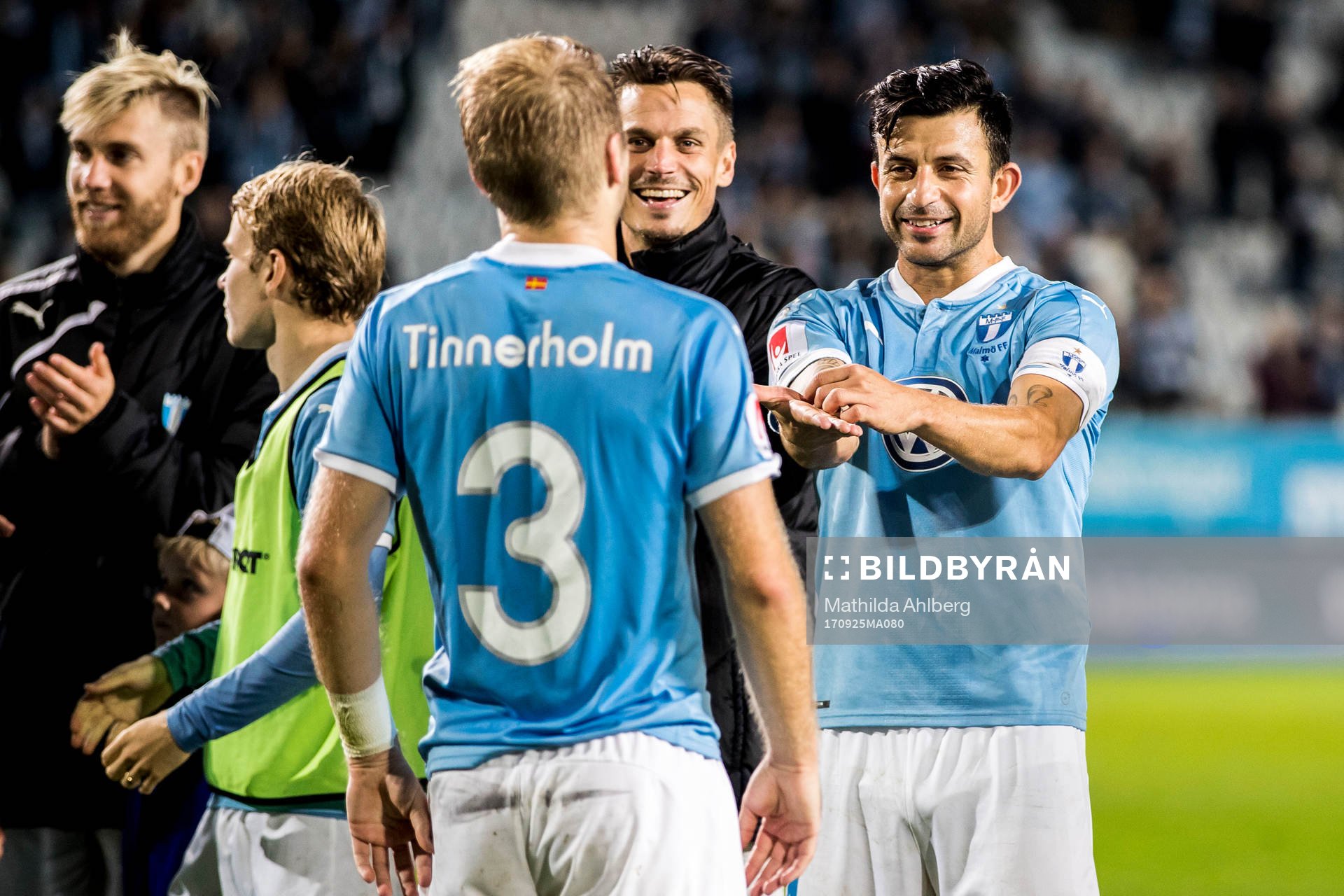Malmö FFs Behrang Safari och Anton Tinnerholm