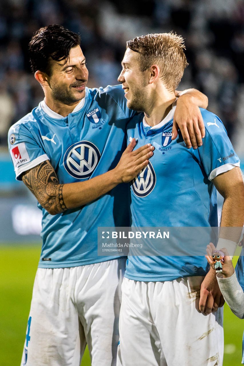 Malmö FFs Behrang Safari och Anton Tinnerholm