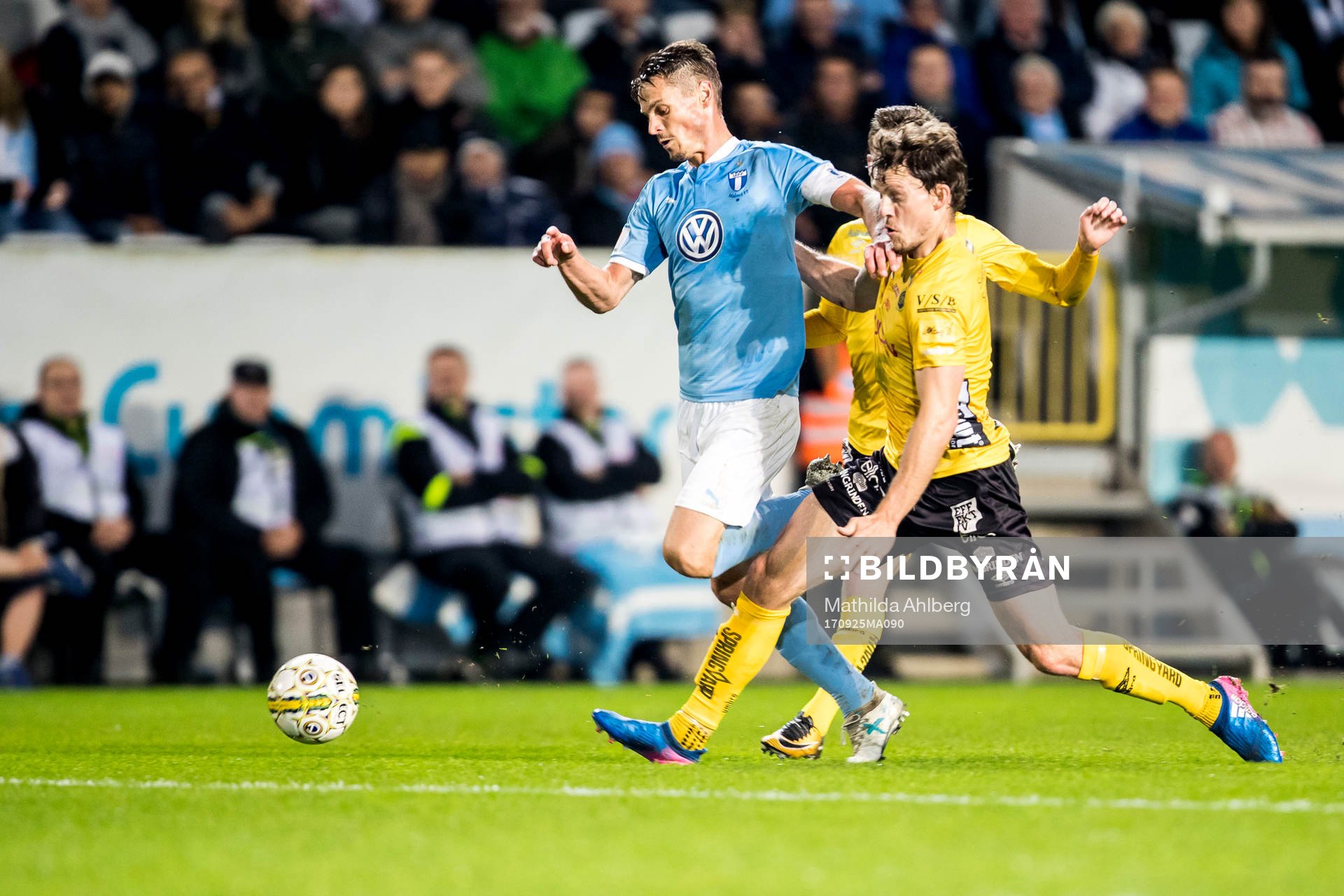 Malmö FFs Markus Rosenberg och Elfsborgs Jörgen Horn