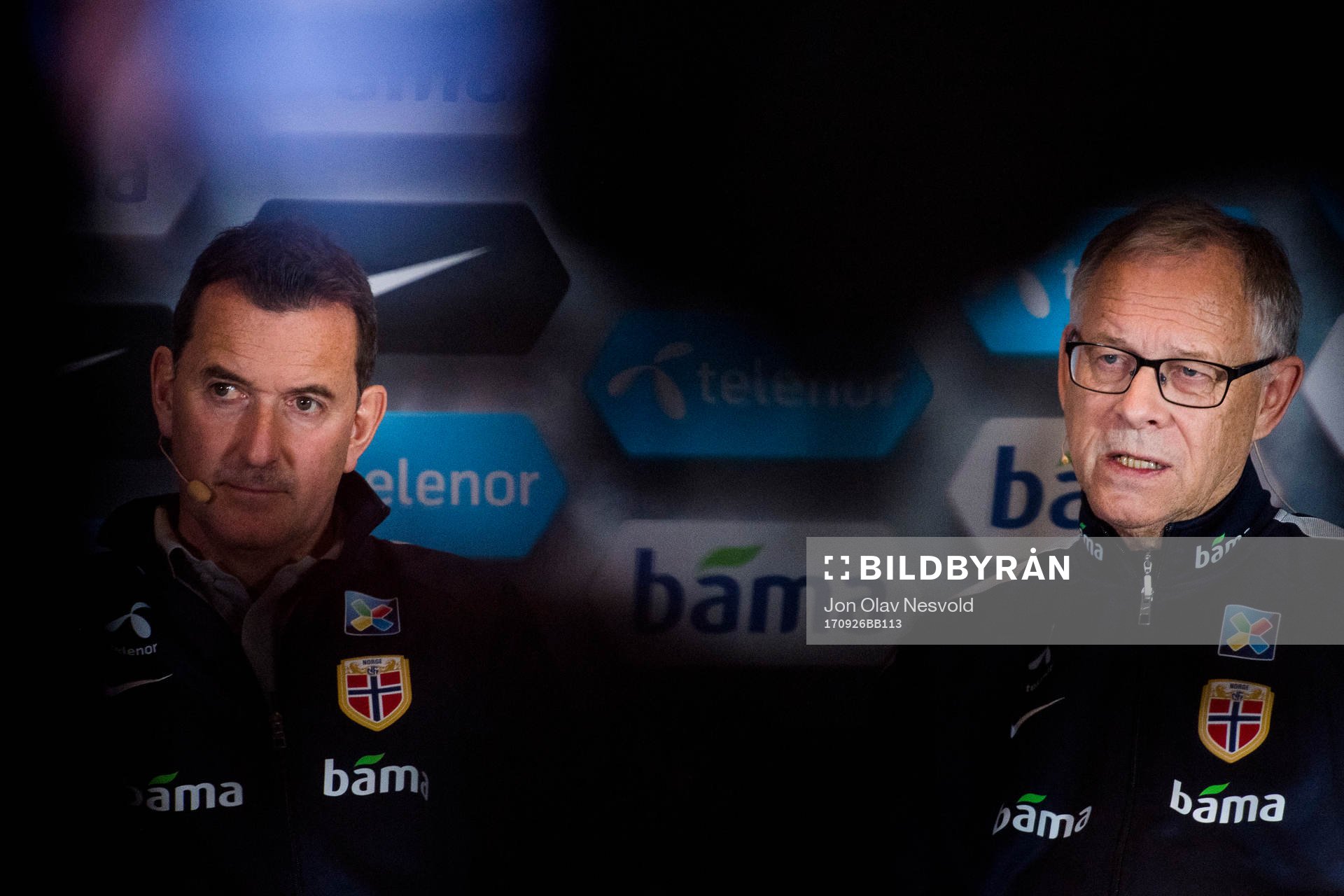 Per Joar Hansen, assistant coach of Norway, and Lars
