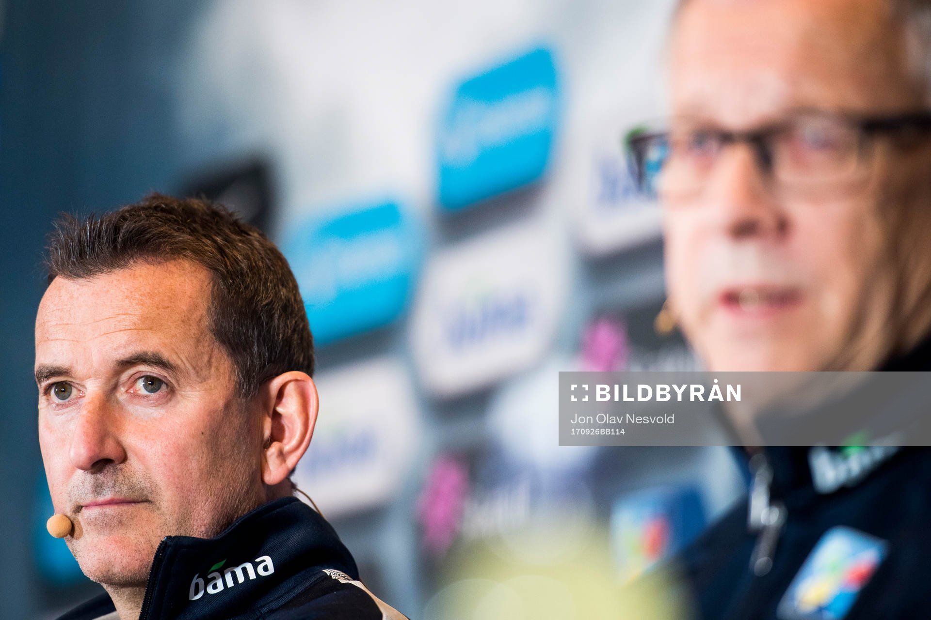 Per Joar Hansen, assistant coach of Norway, and Lars