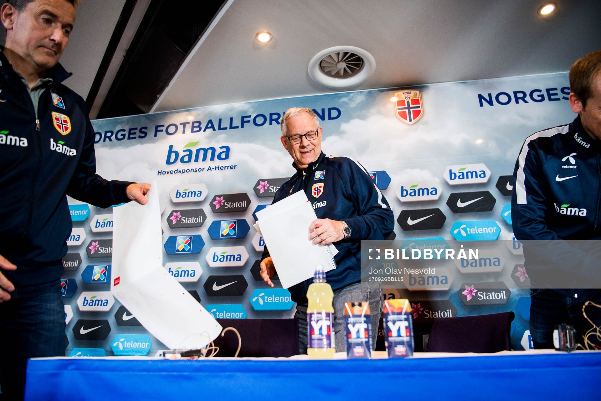 Per Joar Hansen, assistant coach of Norway, and Lars