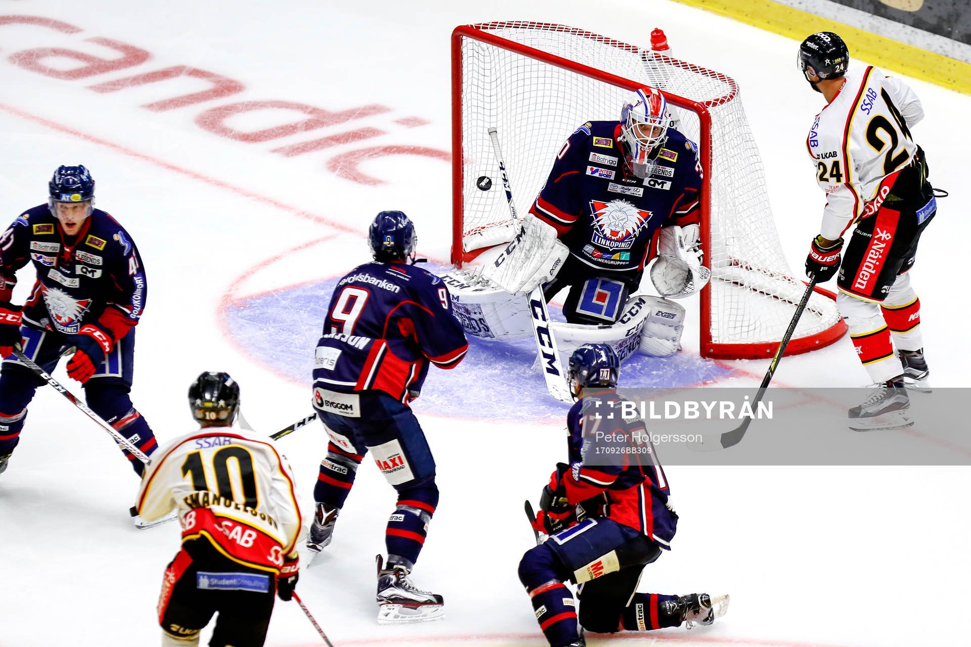 Luleås Einar Emanuelsson gör 0-1