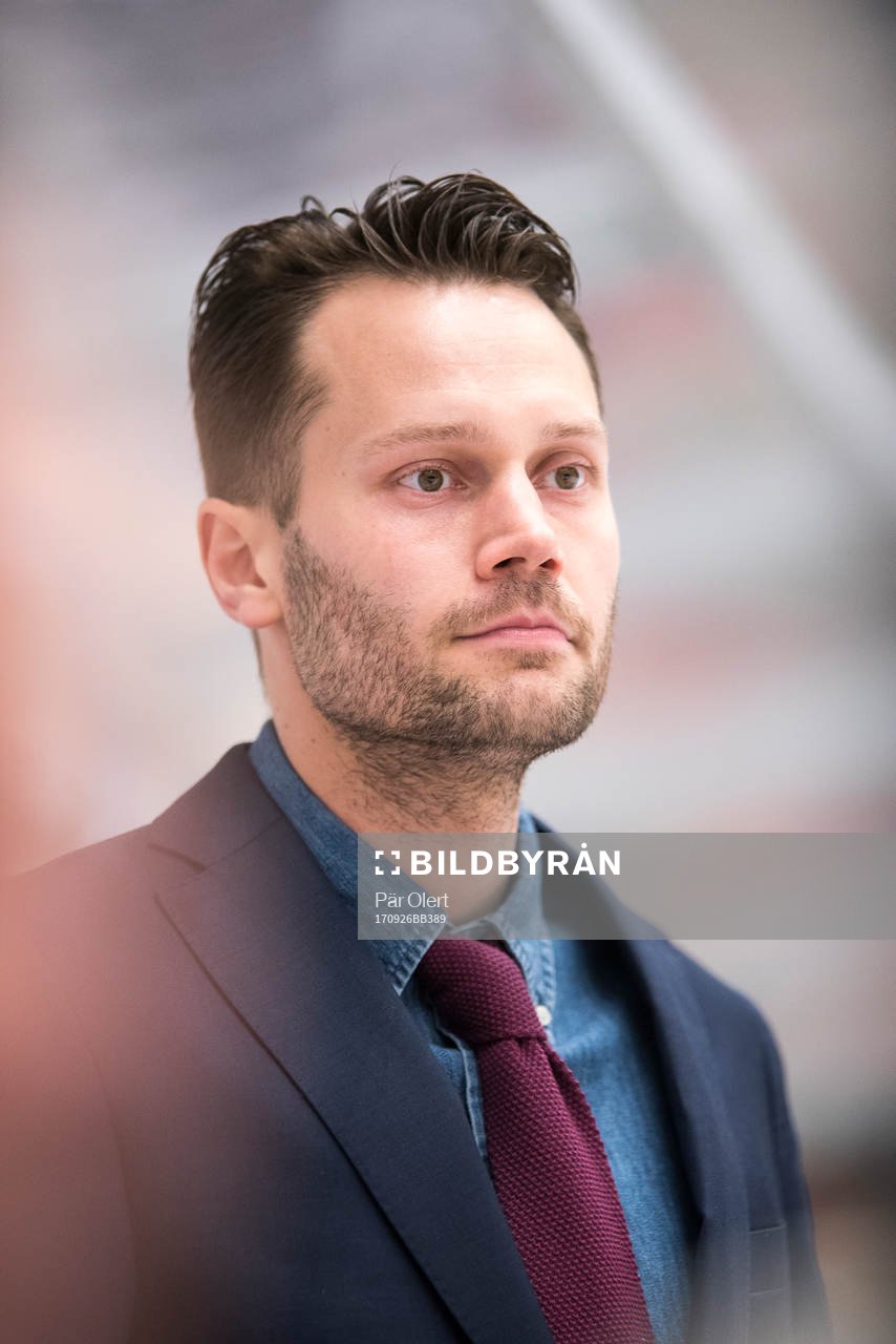 Almtunas assisterande tränare Martin Gudmundsson