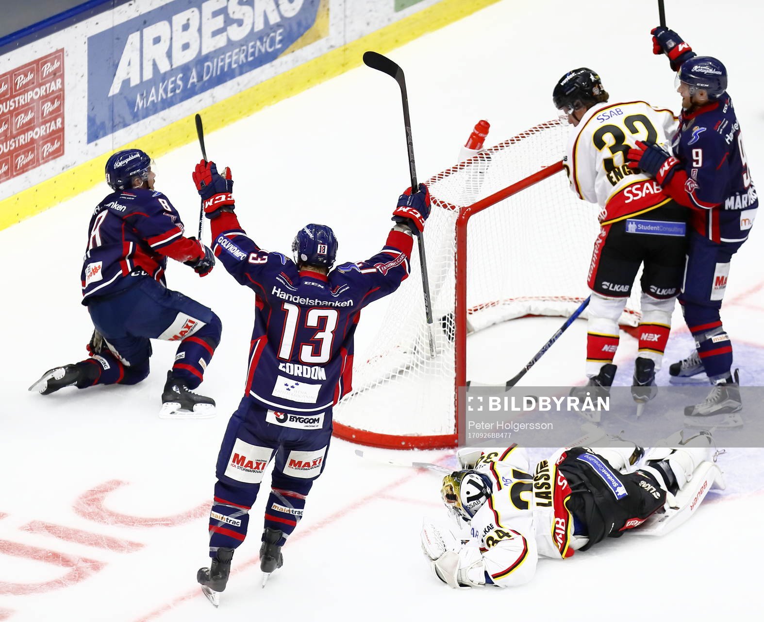 Mål 1-1 av Linköpings Derek Roy