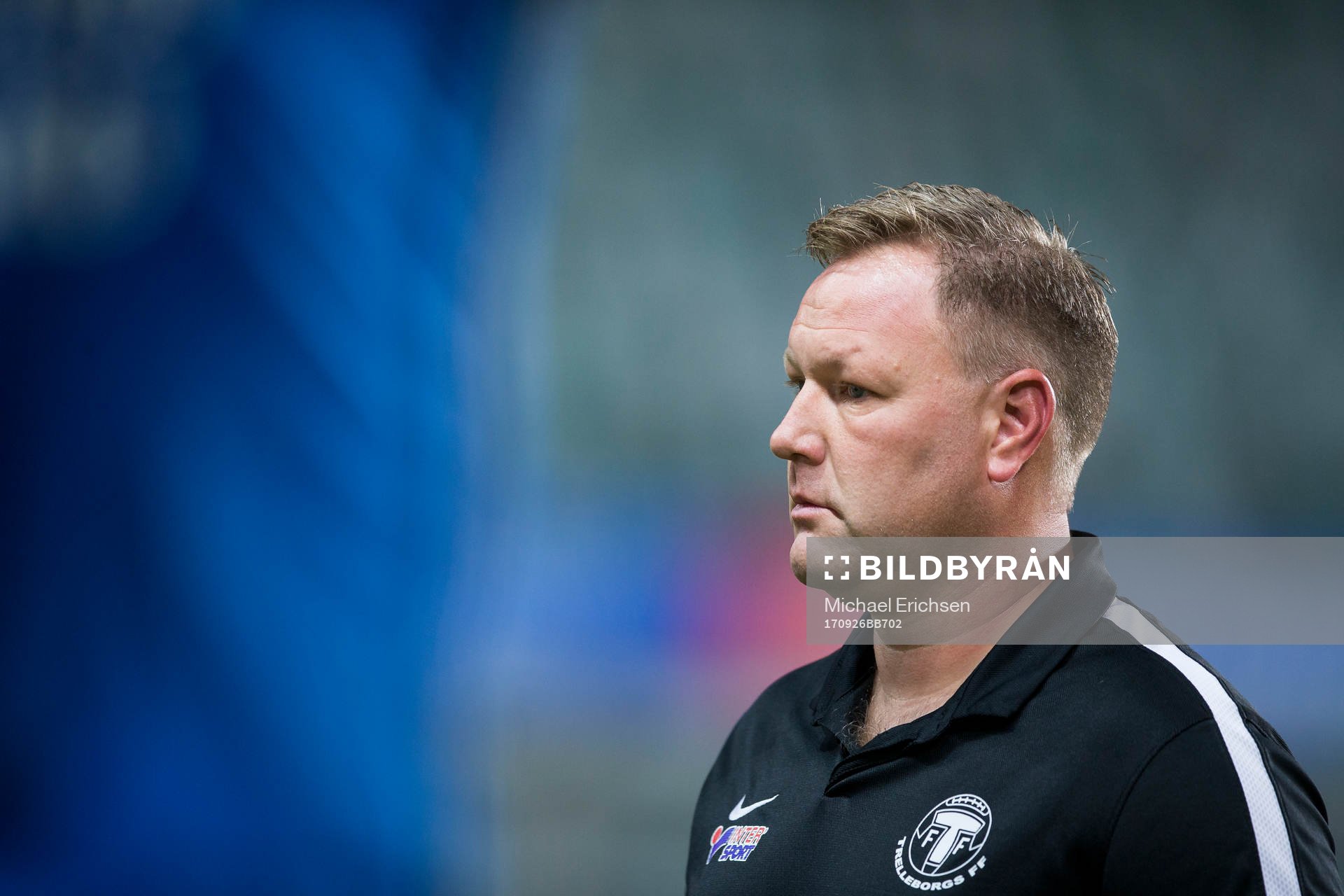 Trelleborgs tränare Patrick Winqvist deppar