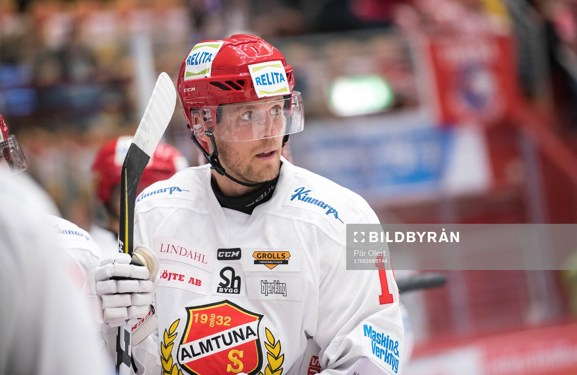 under Almtunas William Quist deppar ishockeymatchen i