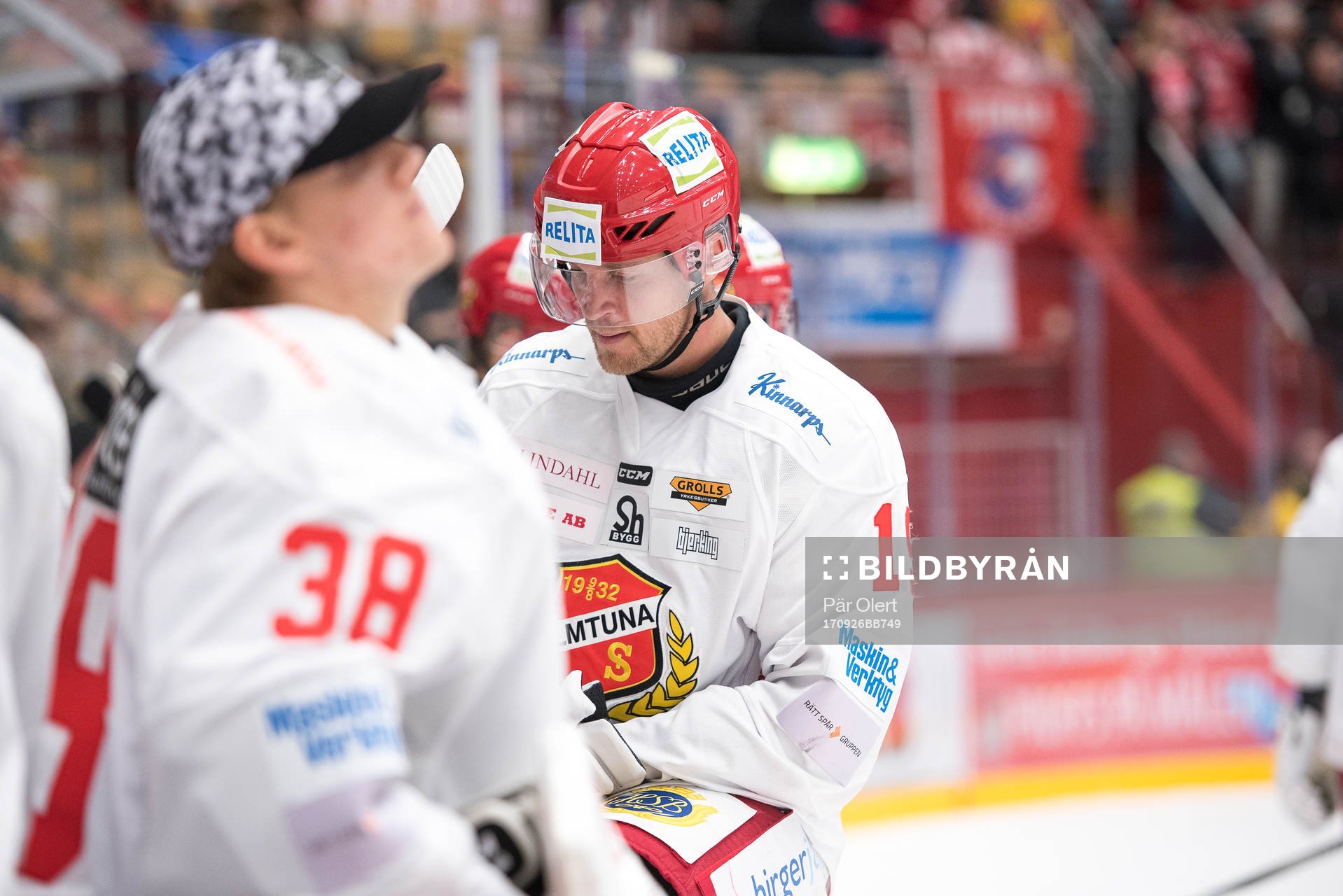 under Almtunas William Quist deppar ishockeymatchen i