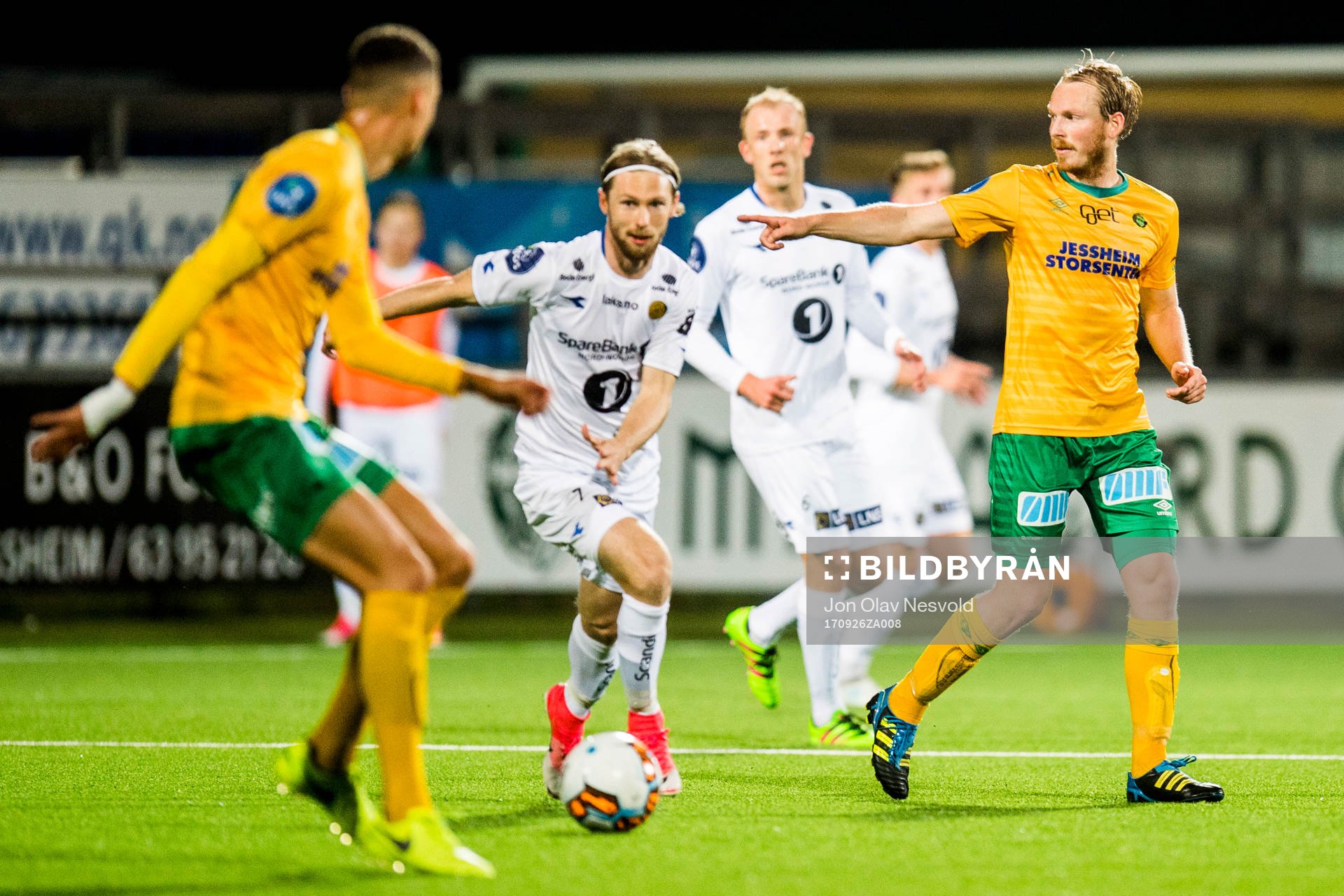 Sverre Martin Torp of Ull/Kisa during the Obos-ligaen match between Ull/Kisa and Bodø/Glimt on September 26, 2017 in Jessheim.