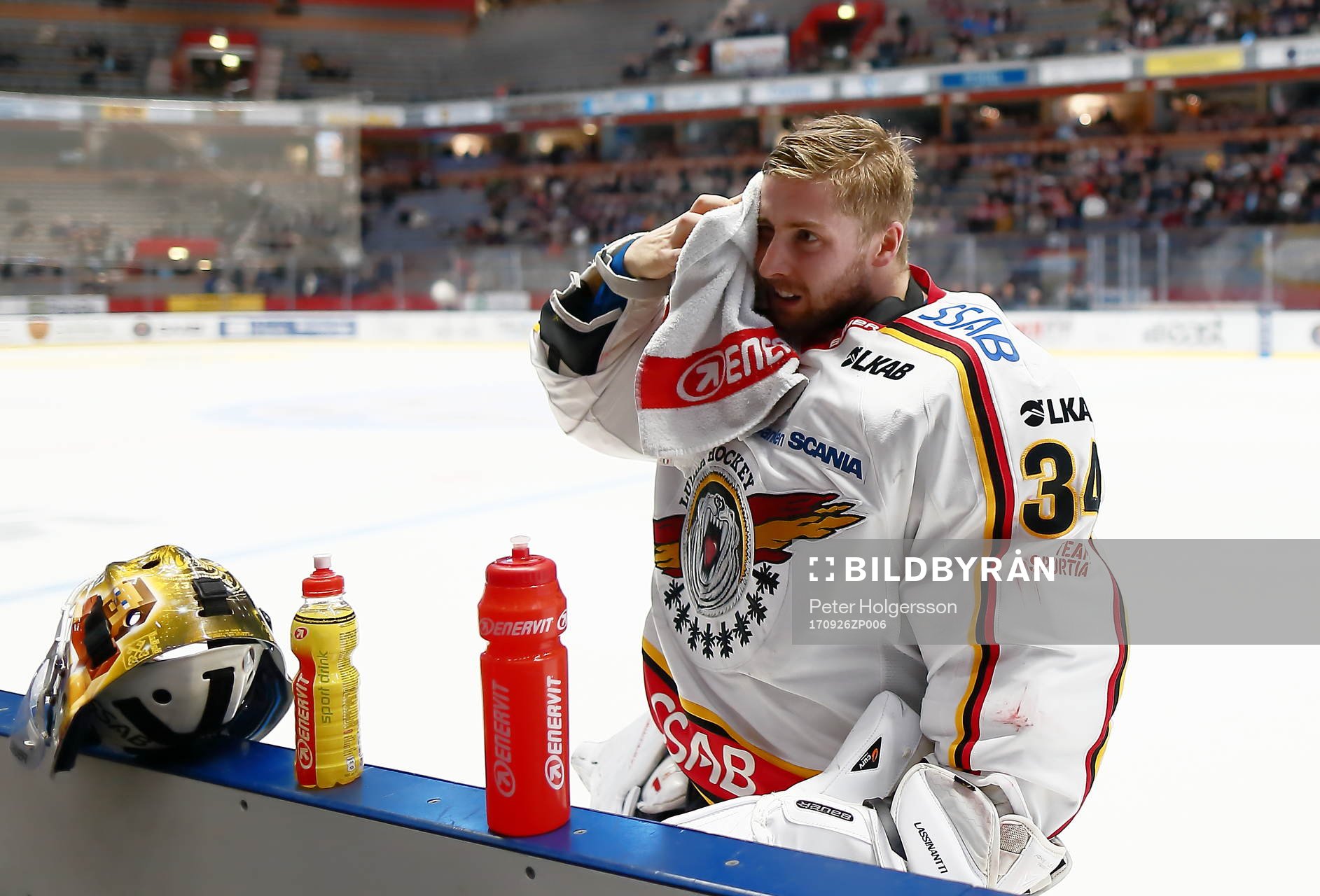 Luleås målvakt Joel Lassinantti