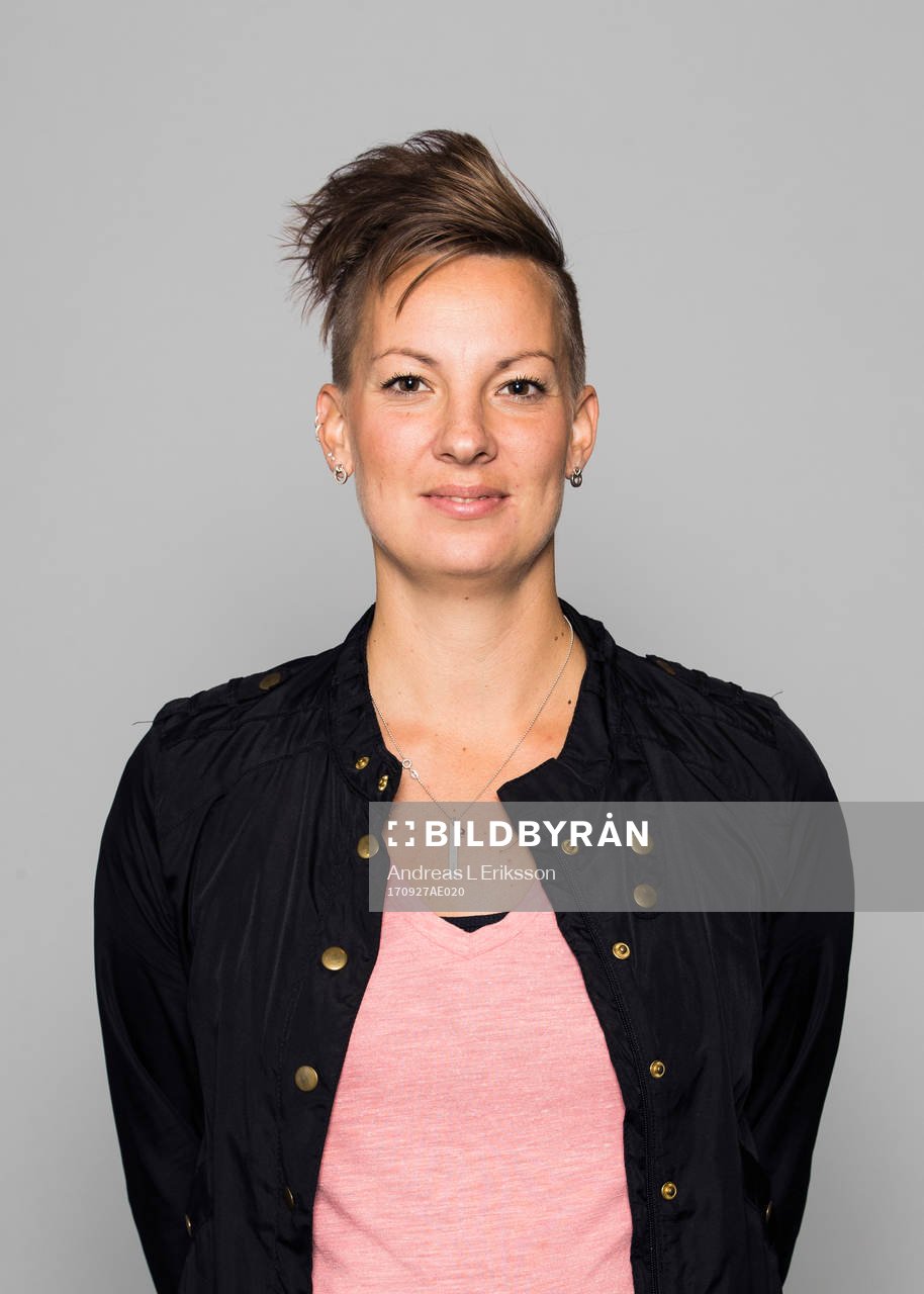 Nina Rohman Kristiansson, Svenska Fotbollförbundet poserar för ett porträtt den 27 september 2017 i Stockholm. 