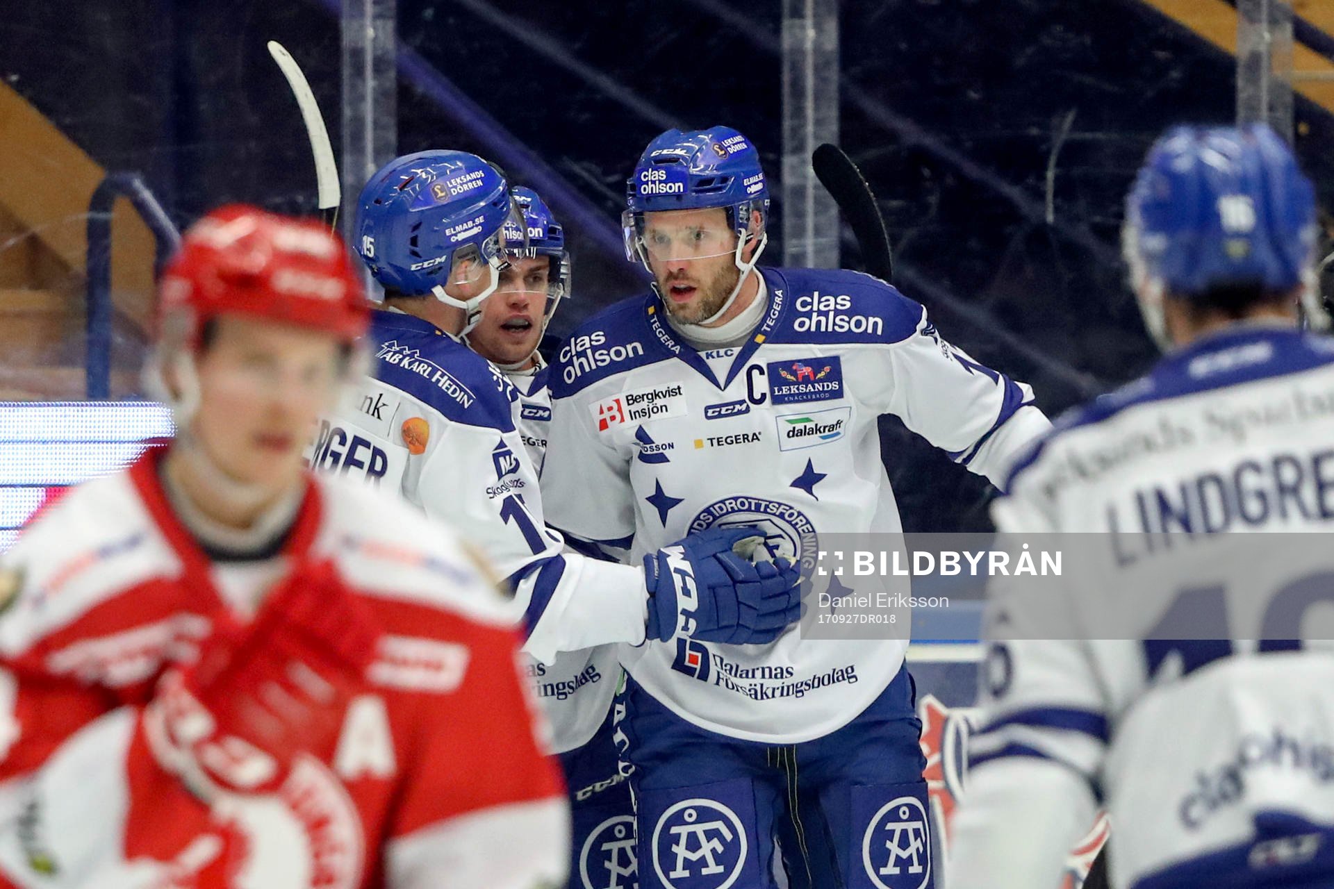 Leksands Johan Porsberger, Oskar Lang och Jesper Ollas
