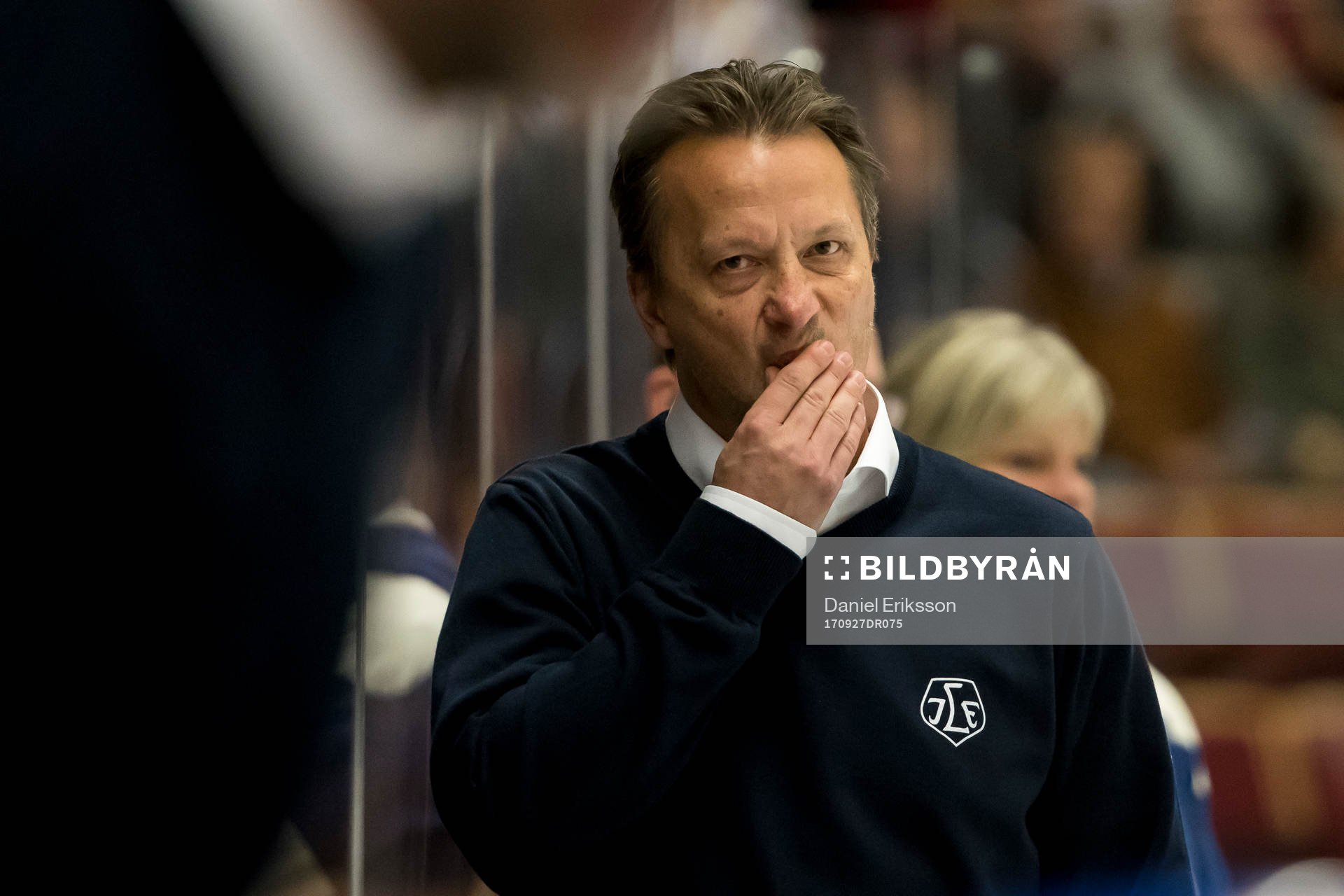 Leksands assisterande tränare Örjan Lindmark  i