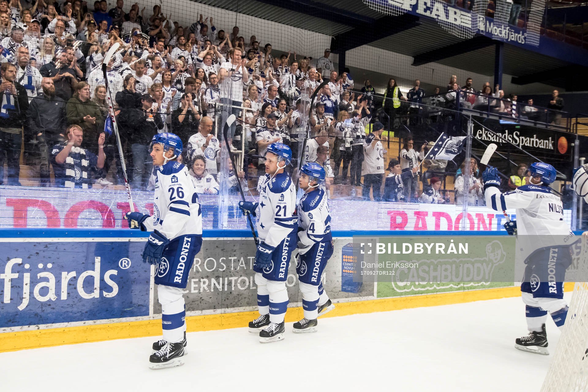 Leksands Patrik Norén Mattias Ritola Oskar Lang och