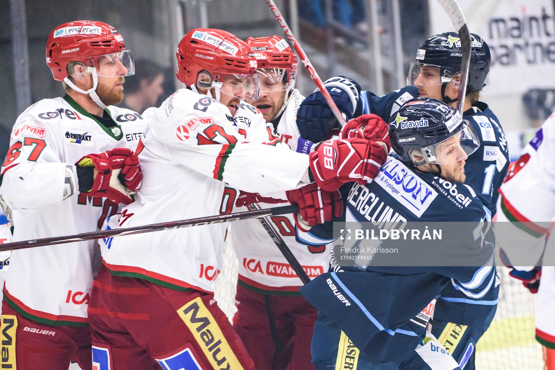 Modos Magnus Häggström och Karlskogas Carl Berglund i