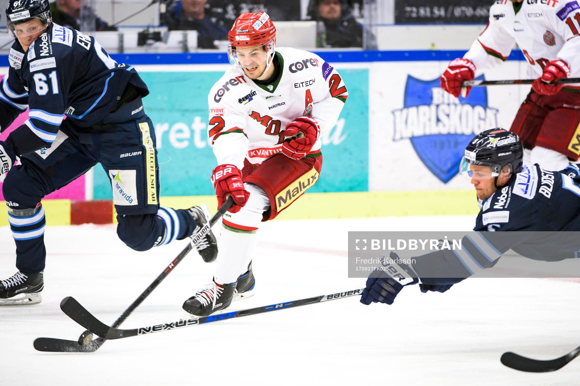Karlskogas Mikael Eriksson, Modos Emil Mohlin och