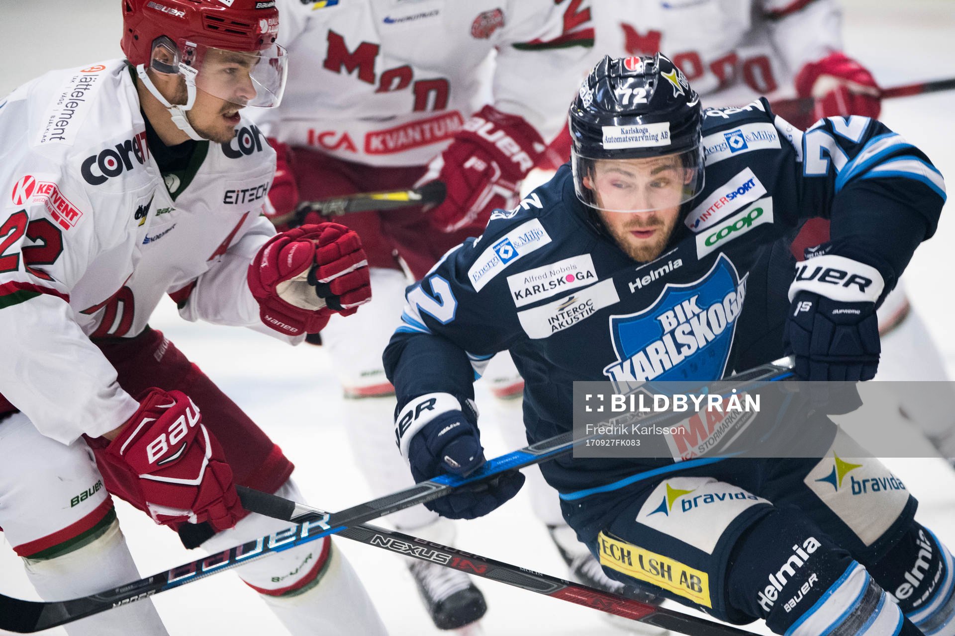 Modos Emil Mohlin och Karlskogas Jeff Hayes
