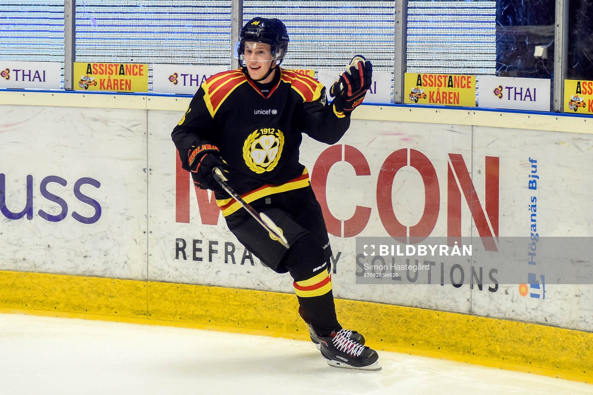 Brynäs Linus Ölund reagerar