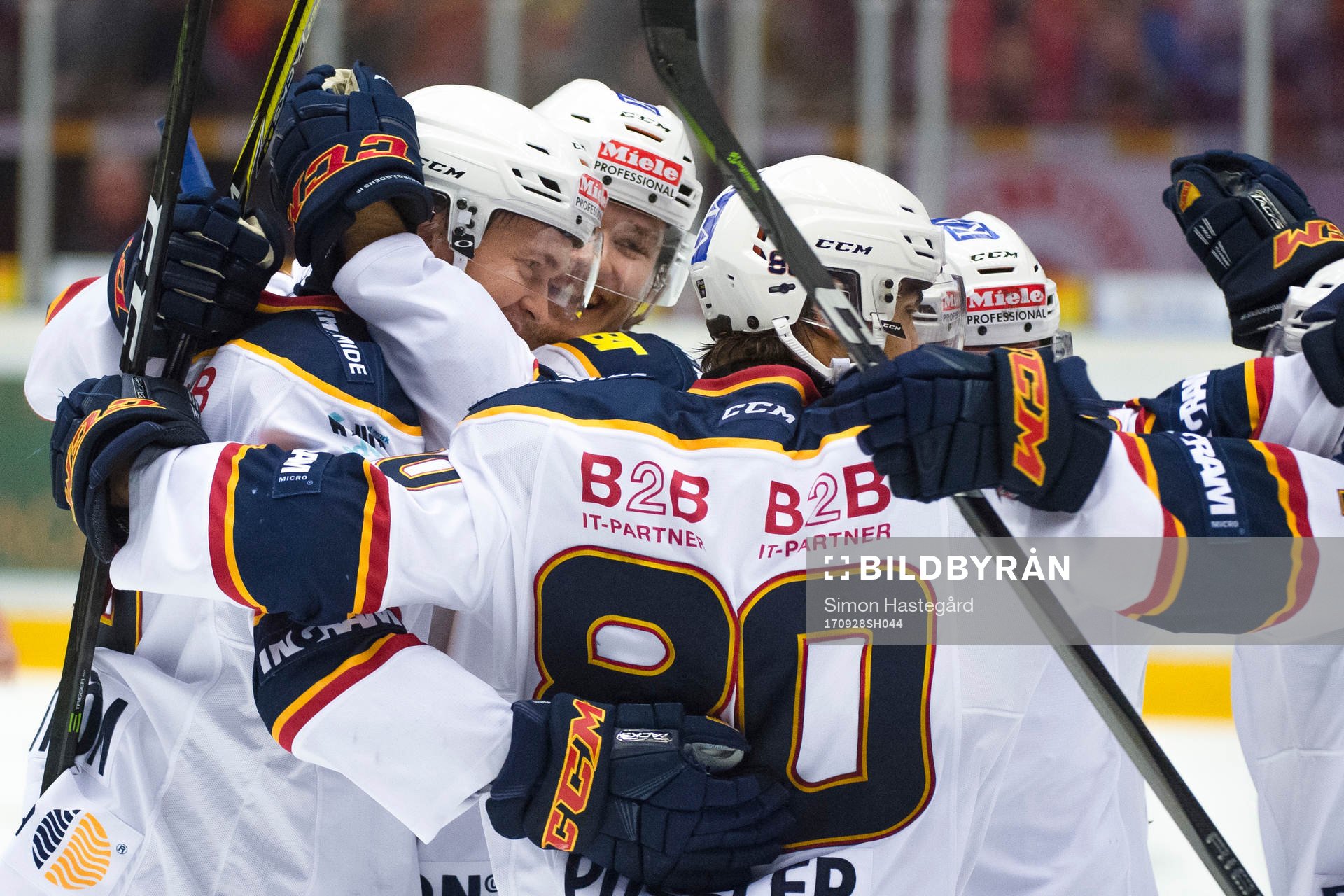 Djurgårdens Marcus Högström jublar