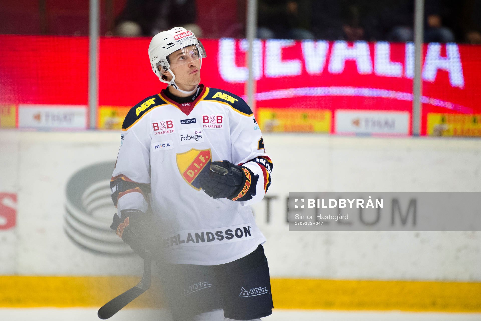 Djurgårdens Marcus Högström jublar
